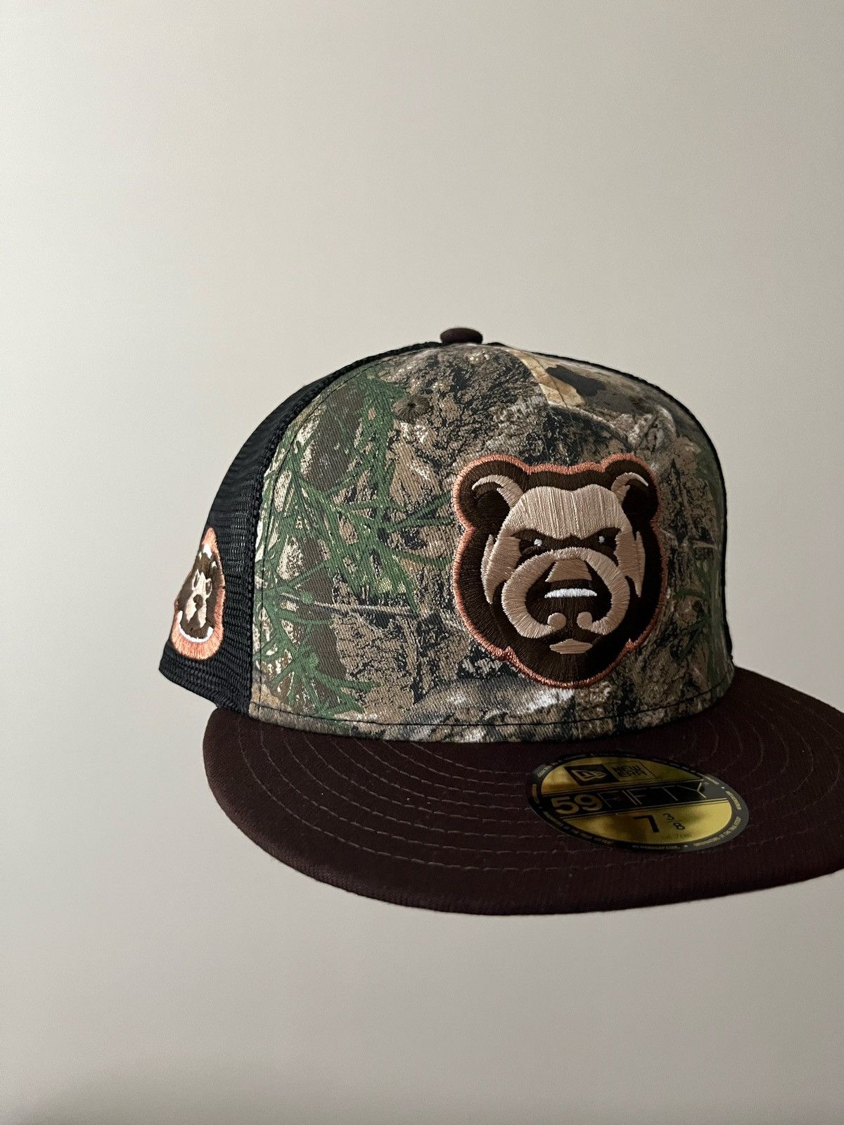 image of Hat Club x Myfitteds 7 3/8 Burdeens Realtree Trucker Iowa Cubs, Men's