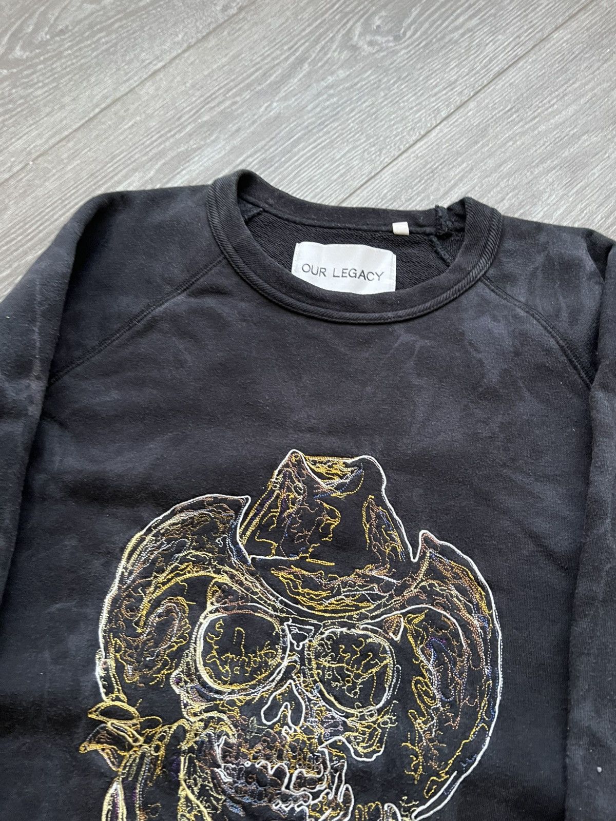 Our Legacy Our Legacy Sweatshirt Neon Skull Size US M / EU 48-50 / 2 - 6 Thumbnail