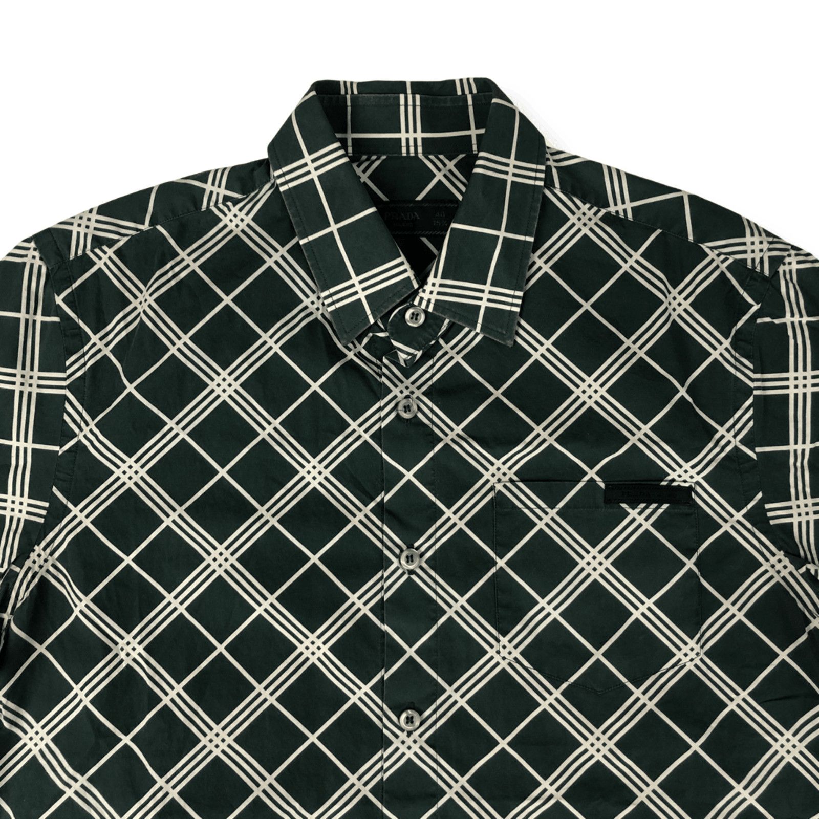 Prada Prada Shirt 2017 Striped Green Summer Size US M / EU 48-50 / 2 - 3 Thumbnail