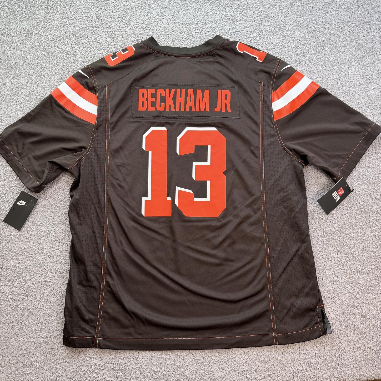 Nike Nike Cleveland Browns Odell Beckham Jr #13 Jersey XXL NWT Size US XXL / EU 58 / 5 - 2 Thumbnail