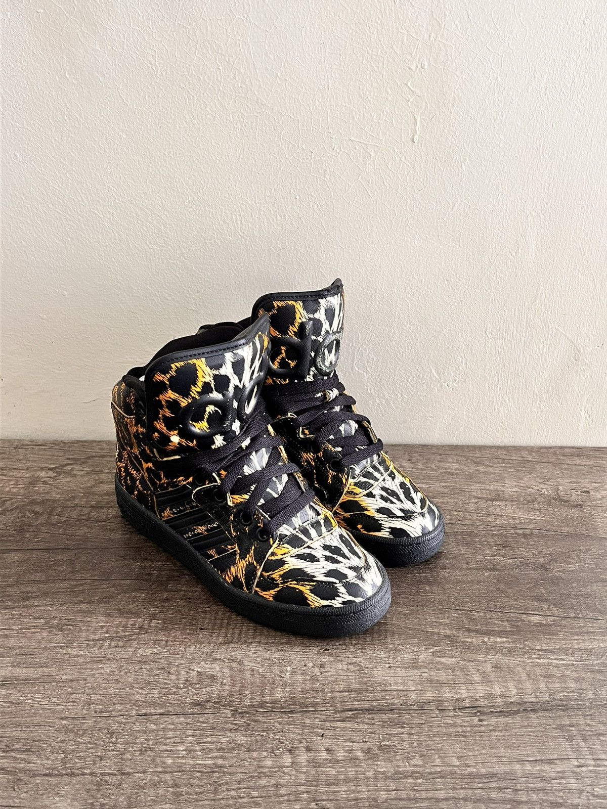 Adidas × Jeremy Scott Js Instinct High Leopard Print Size US 6.5 / IT 36.5 - 2 Thumbnail