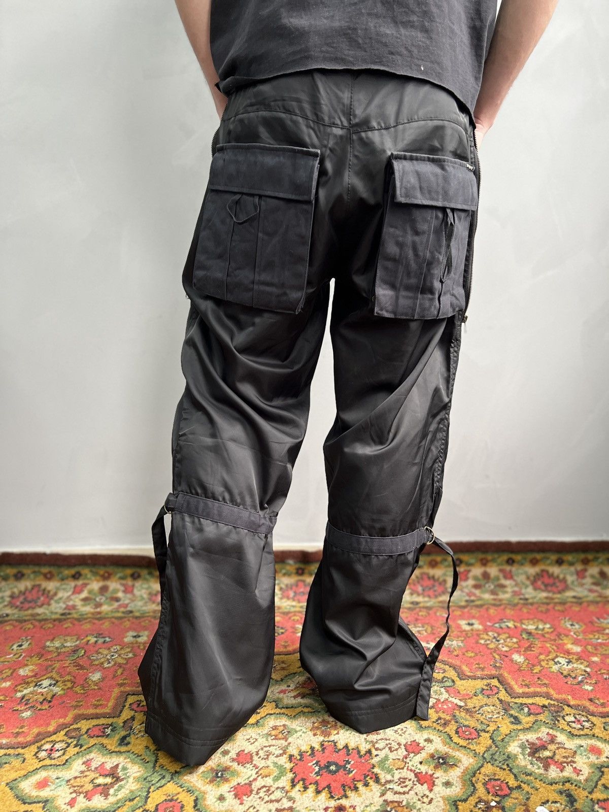 Diesel × Energie HYPE RARE ENERGIE CATGO WIDE LEG ZIPPER PANTS DIESLE VIBE Size US 34 / EU 50 - 10 Thumbnail