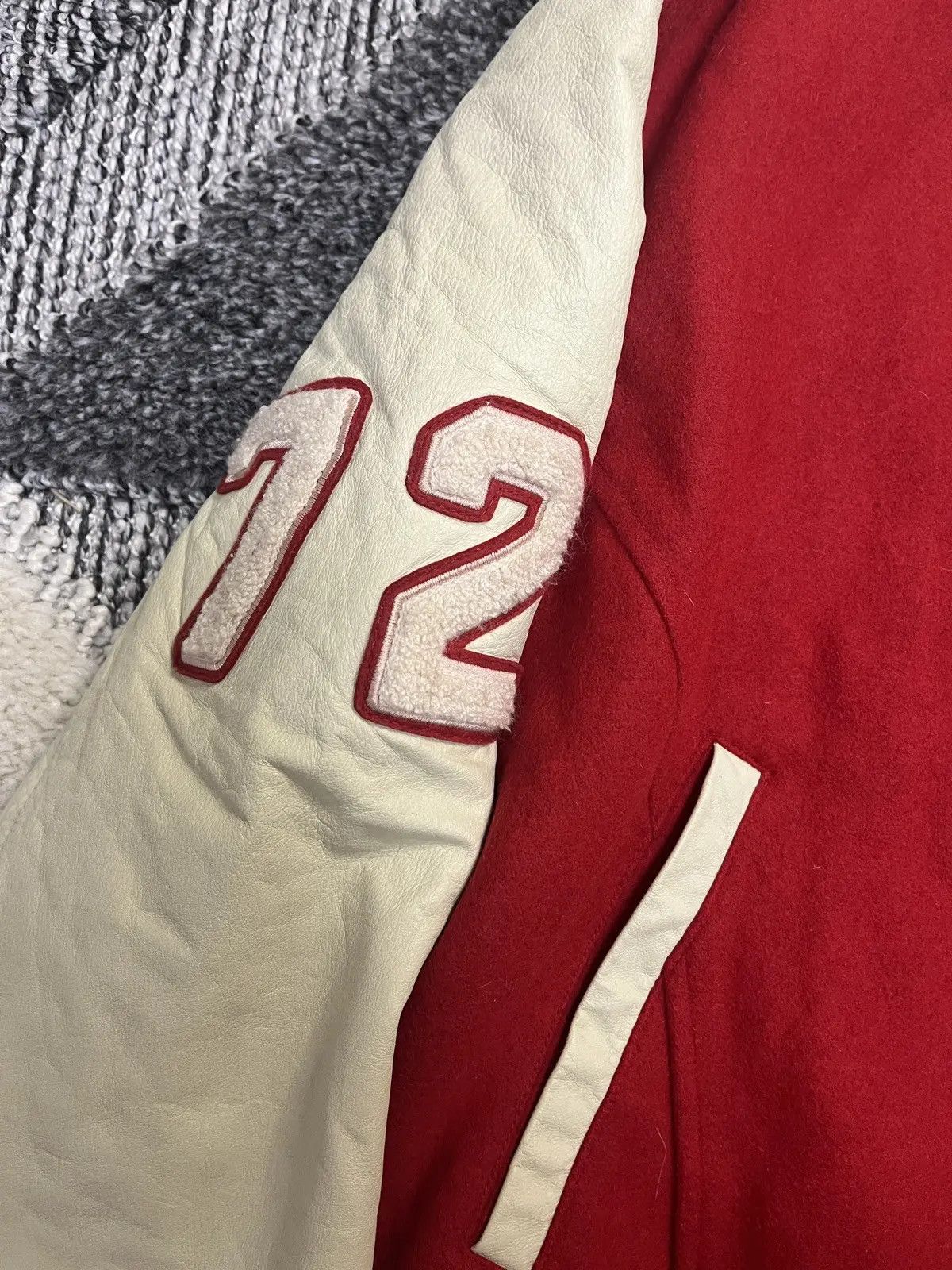 Ecko Unltd. ECKO UNLTD. RED VINTAGE LEATHER JACKET Size US S / EU 44-46 / 1 - 4 Thumbnail