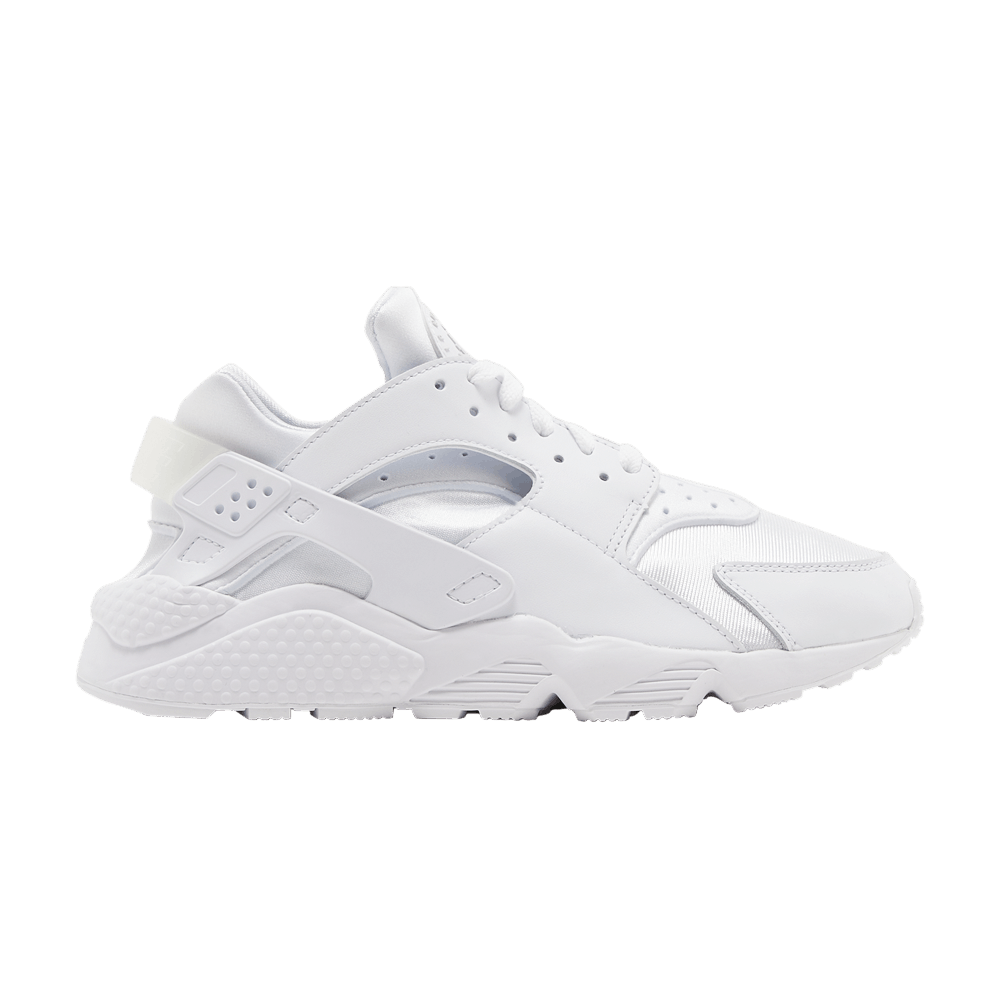 image of Nike Air Huarache Triple White Shoes, Men's (Size 15)