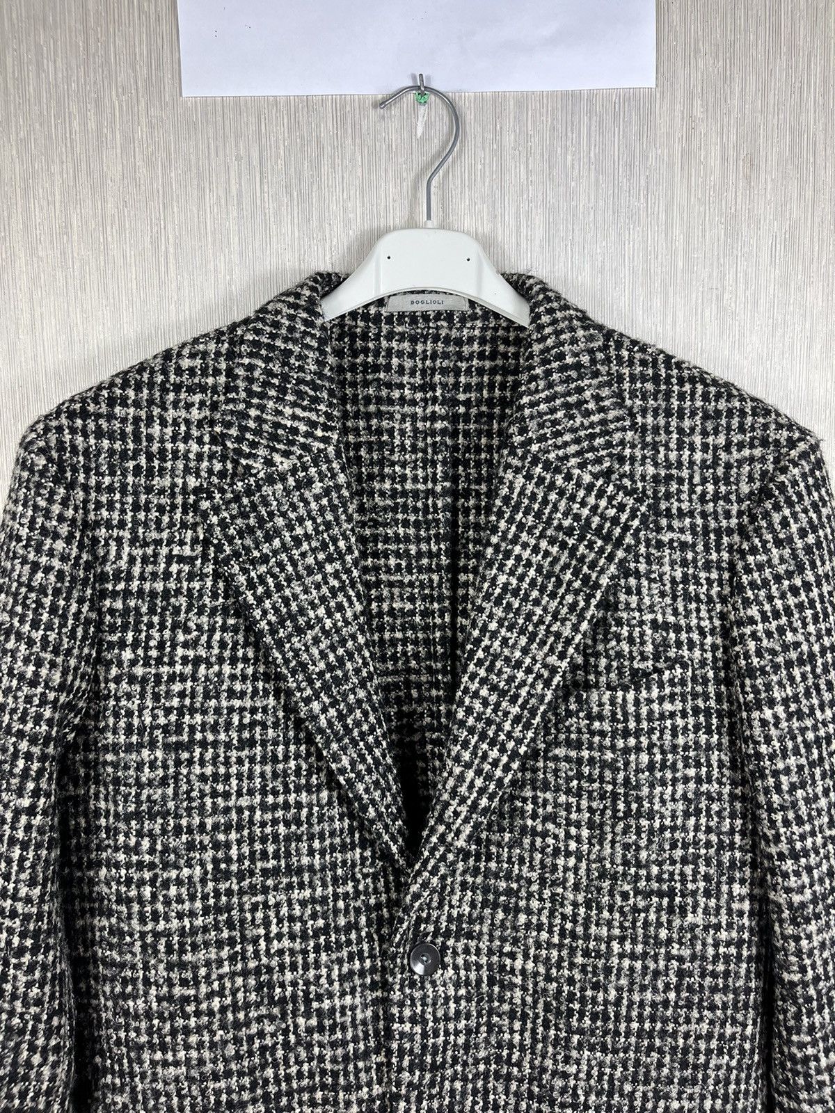 Boglioli Boglioli wool mohair alpaca blazer patterned plaid jacket Size 50R - 5 Thumbnail