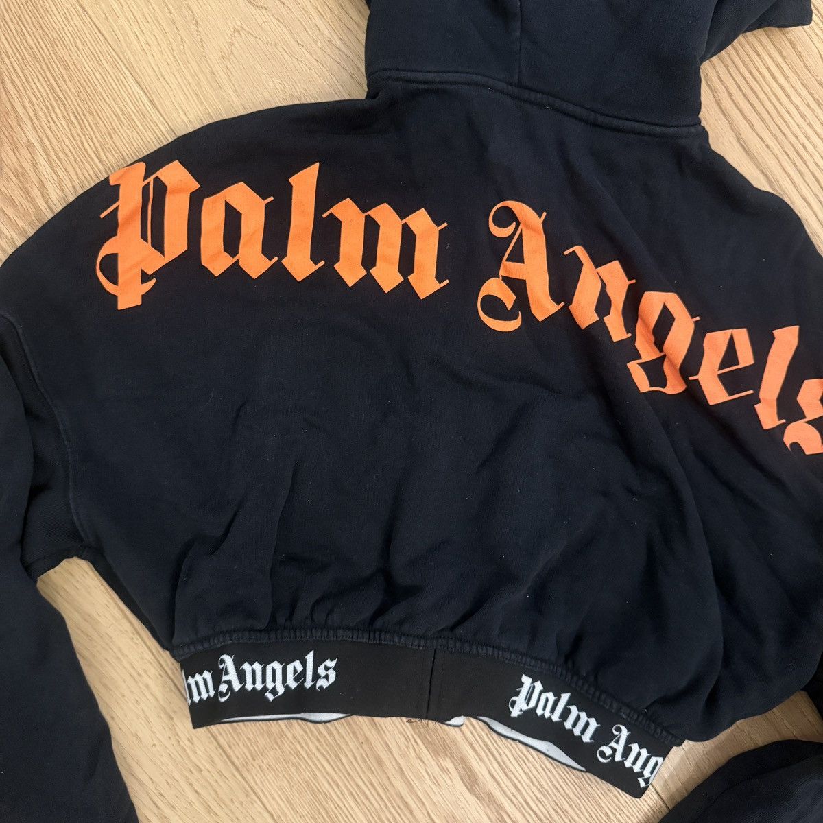Palm Angels Palm Angels Crop Hoodie Size M / US 6-8 / IT 42-44 - 1 Thumbnail