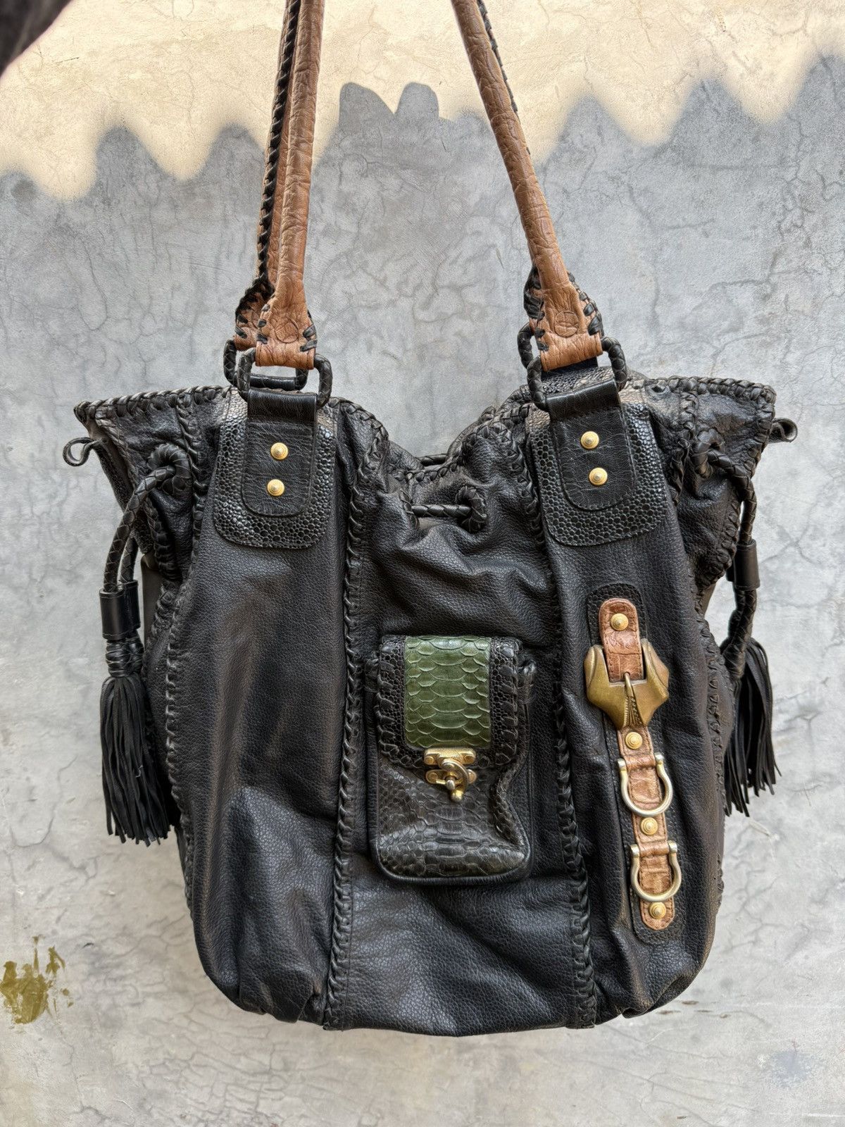 Other Sabbatha steampunk leather bag Size ONE SIZE - 5 Thumbnail