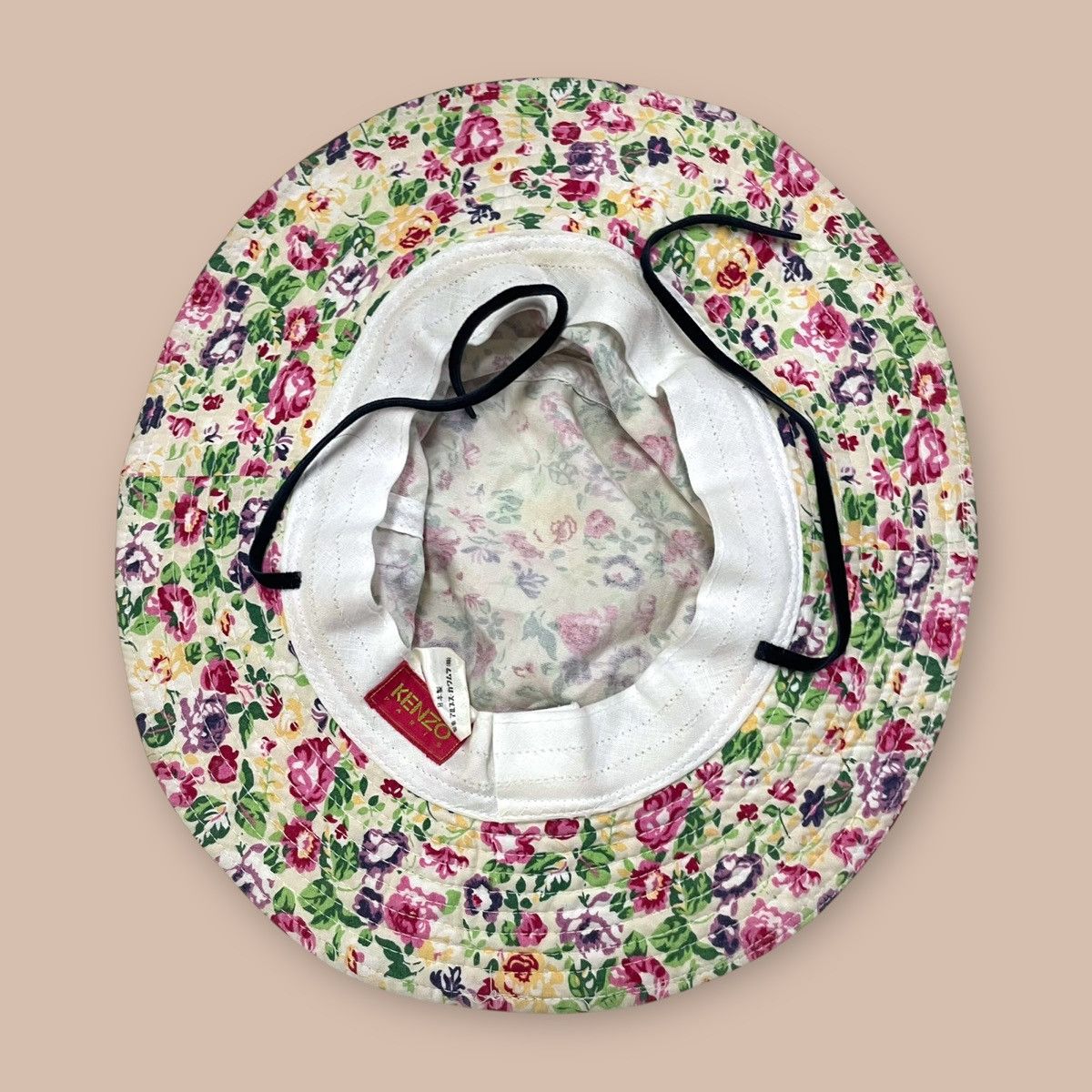 Kenzo Vintage KENZO Paris Floral Bucket Hat Size ONE SIZE - 8 Thumbnail