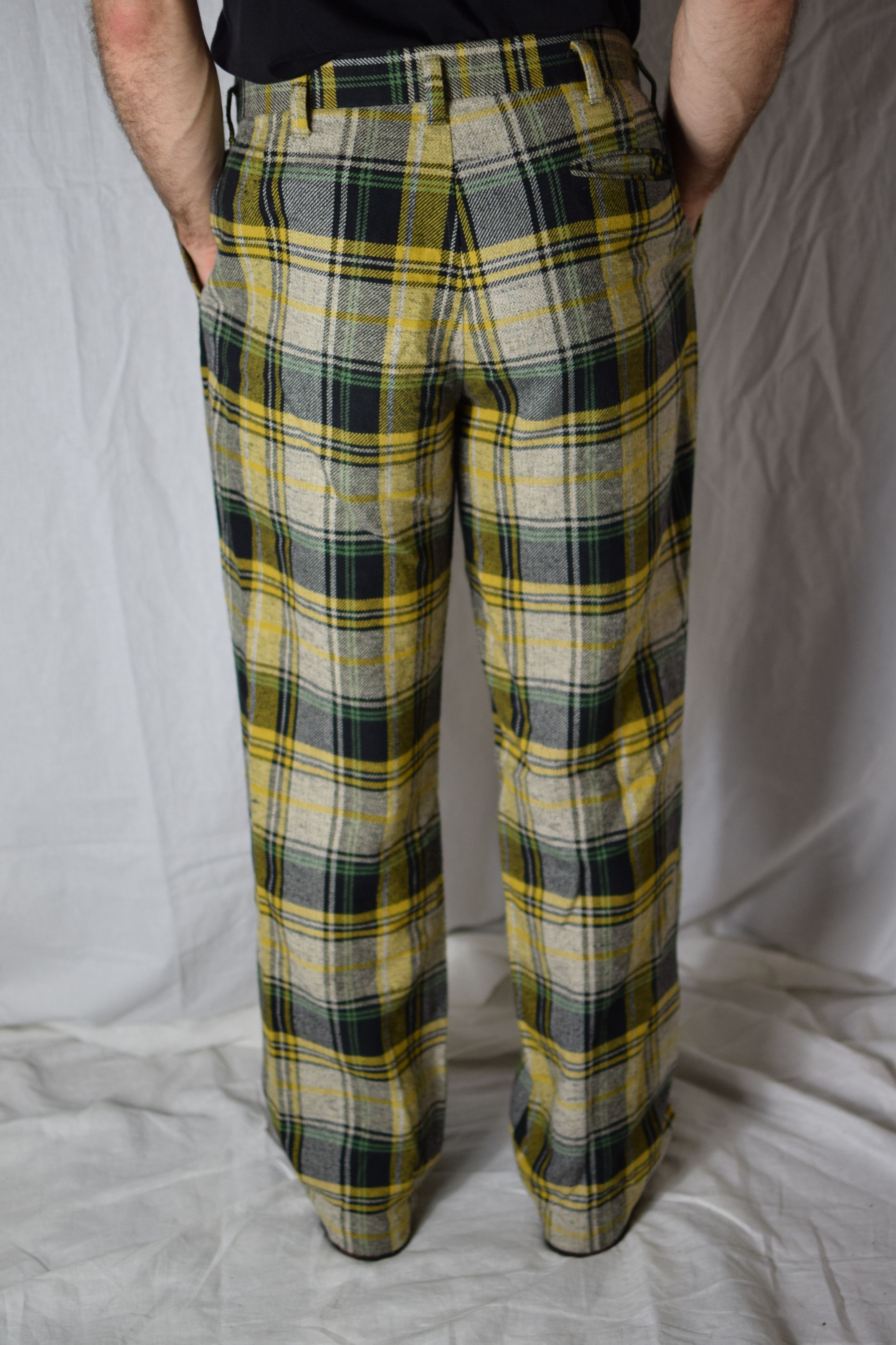 Yohji Yamamoto Yohji Yamamoto 80's Archive Check Pants Size US 32 / EU 48 - 7 Thumbnail