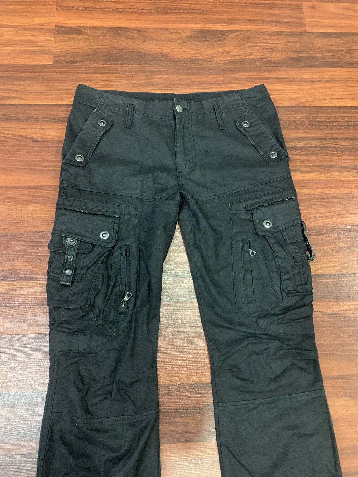 Tornado Mart Tornado Mart Waxed Cargo Pants Size US 34 / EU 50 - 2 Thumbnail