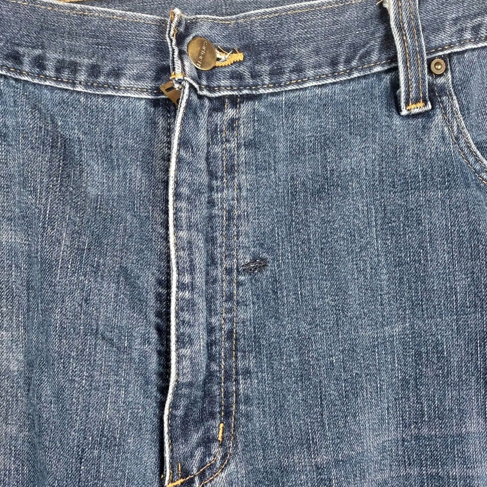 Carhartt VINTAGE? Carhartt Mens Relaxed Fit Jeans 42x30 Blue Denim Workwear Pants Straight 5-Pocket Logo Mens Size US 42 / EU 58 - 4 Thumbnail