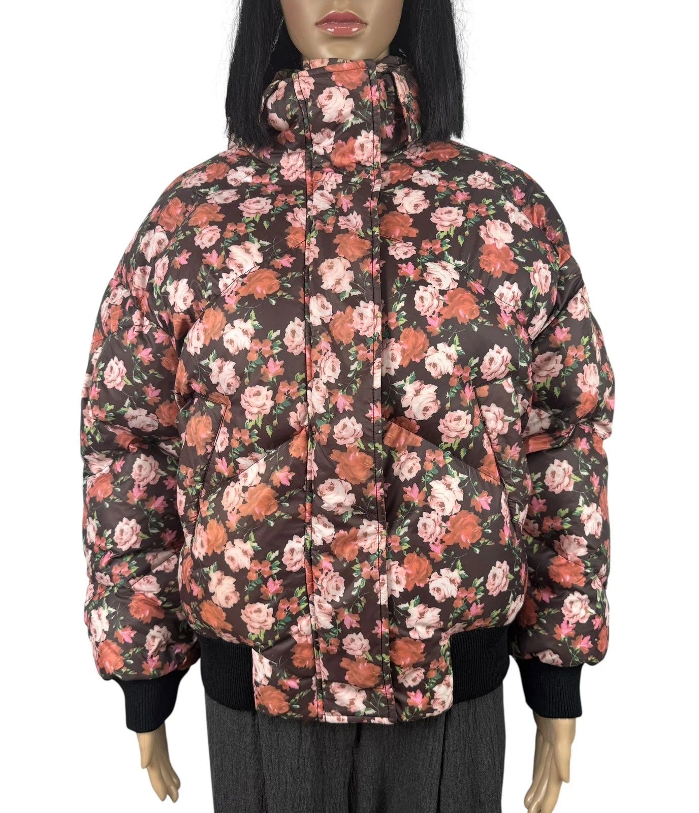 The Kooples The Kooples Down Puffer Jacket Full Printed Floral size 1 Size S / US 4 / IT 40 - 2 Thumbnail