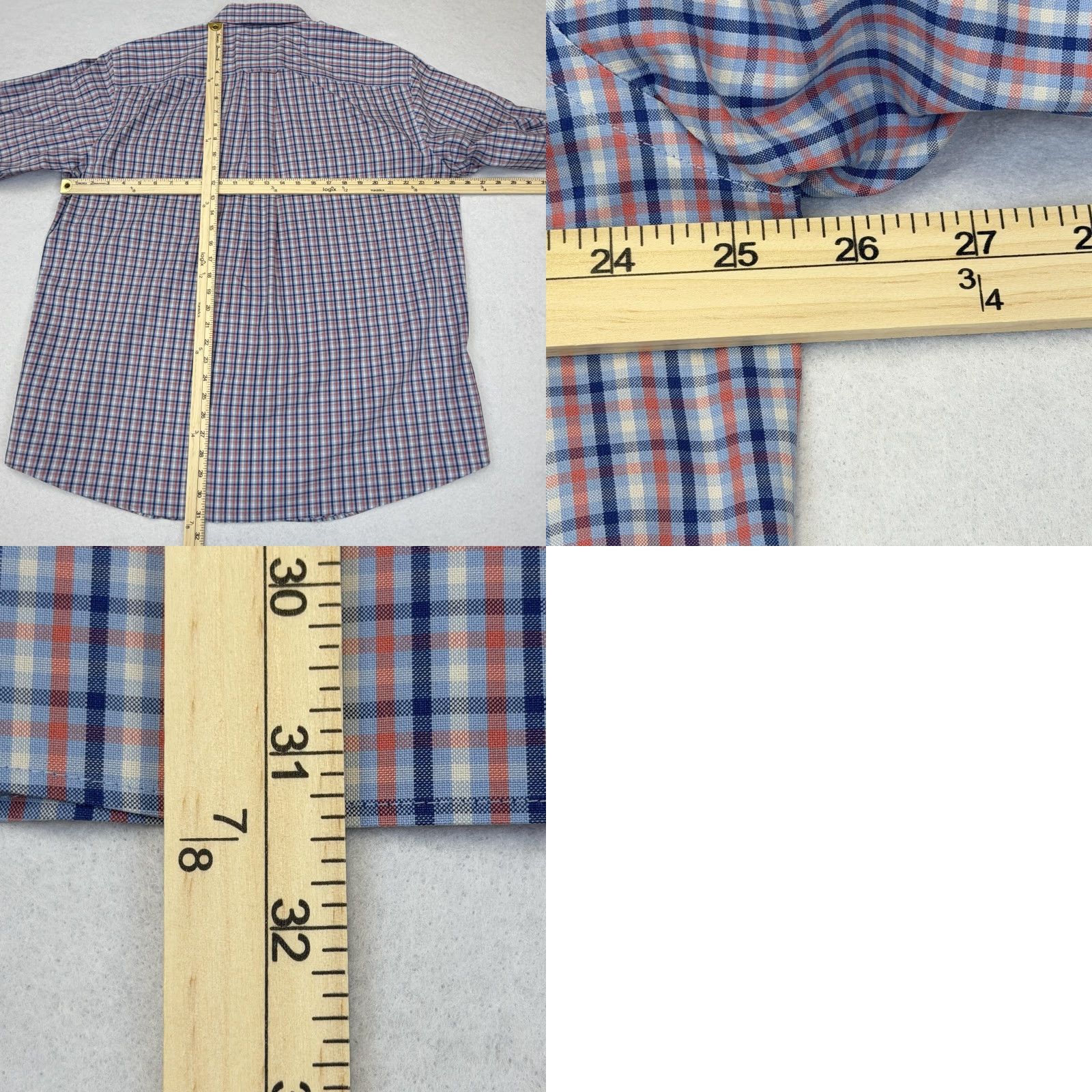 Orvis Orvis Shirt Mens XL Blue Red Check Button-Down Long Sleeve Classic Fit Casual Size US XL / EU 56 / 4 - 8 Thumbnail