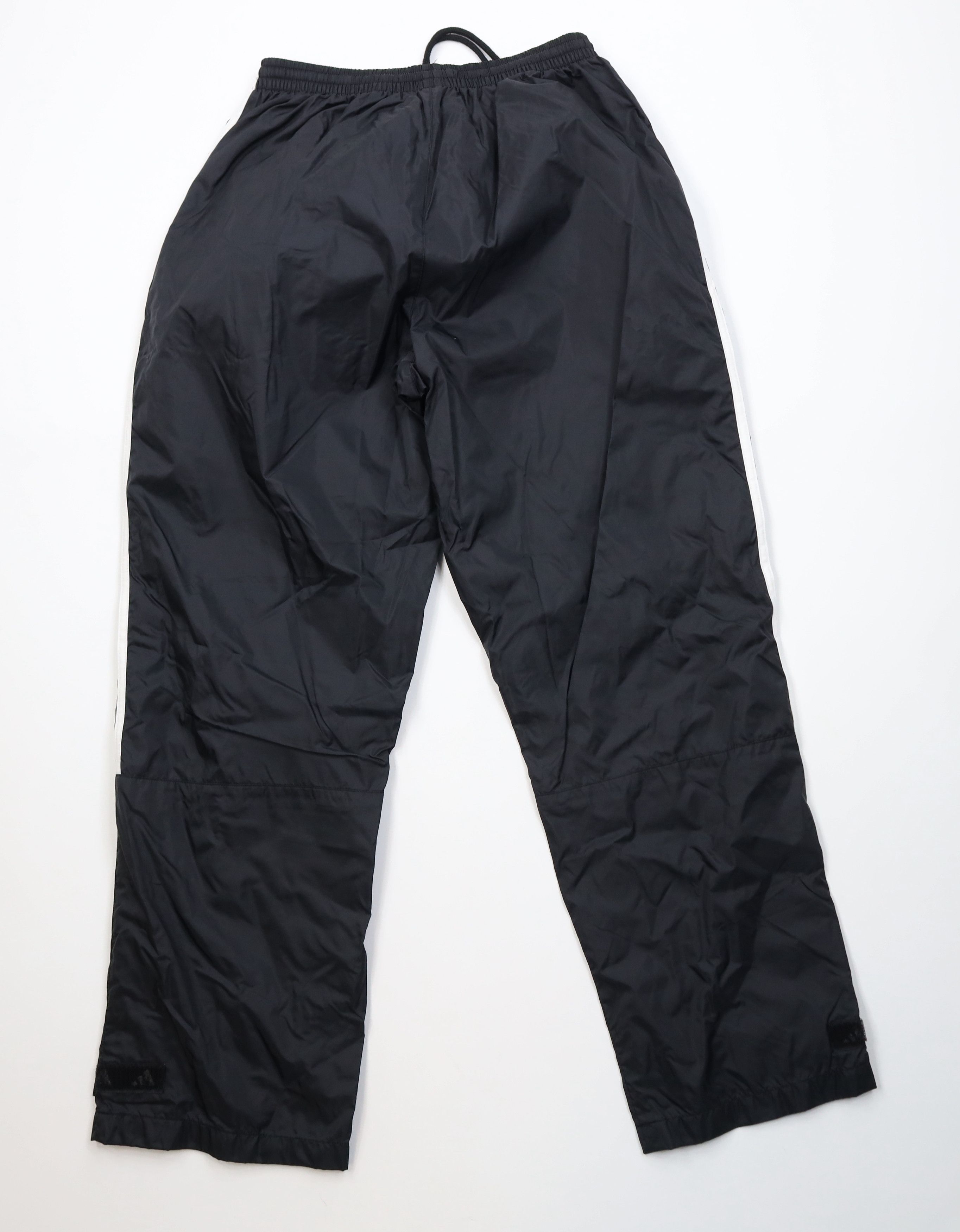 Adidas Vintage Y2K 2001 Adidas Wide Leg Windbreaker Pants Black Size US 36 / EU 52 - 11 Thumbnail