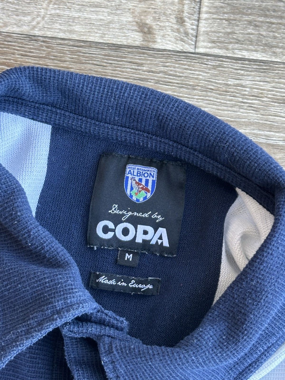 Vintage 🔥 West Bromwich Albion 1978 Retro Polo T Shirt Football Club Size US M / EU 48-50 / 2 - 3 Thumbnail