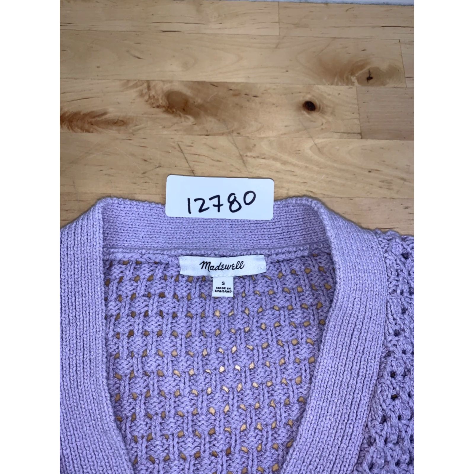 Madewell Madewell Knit Cardigan Womens S Purple Long Sleeve Casual V-Neck Knit Sweater Cardigan Fall Winter Spring Women Mens Girls Size S / US 4 / IT 40 - 2 Thumbnail