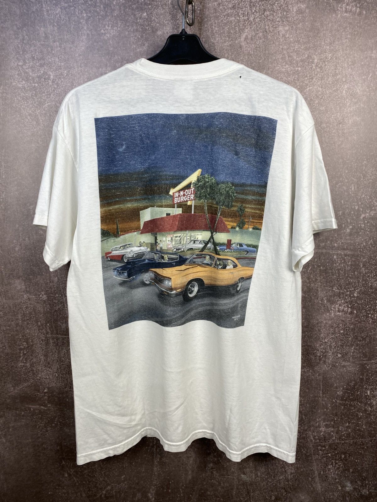 Vintage Vintage Y2K 2001 In N Out Burger Spell California T-Shirt Size US XL / EU 56 / 4 - 1 Thumbnail