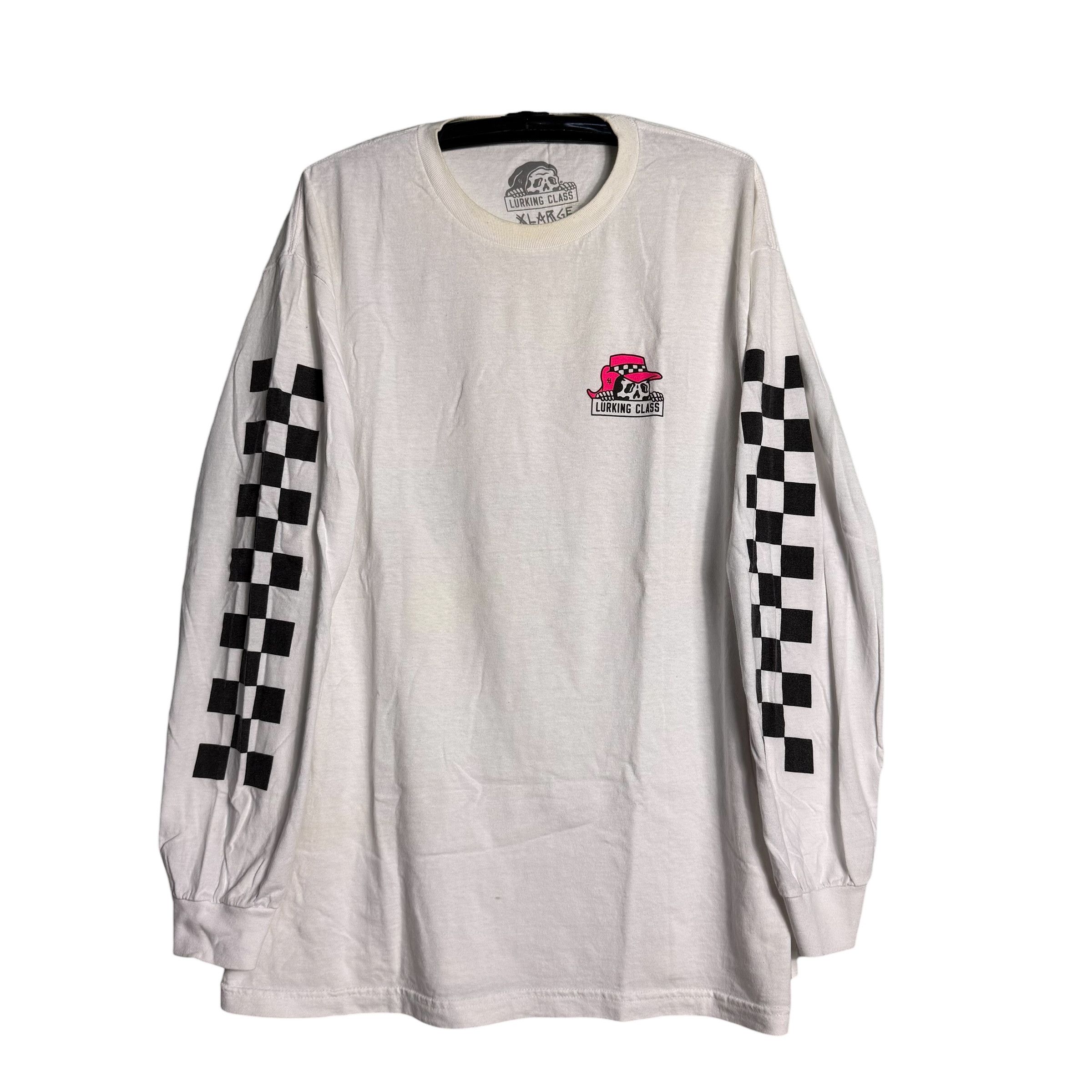 Lurking Class 🔥RARE🔥Lurking Class Dive Bar Checkerboard Sleeve T-shirt Size US XL / EU 56 / 4 - 4 Thumbnail