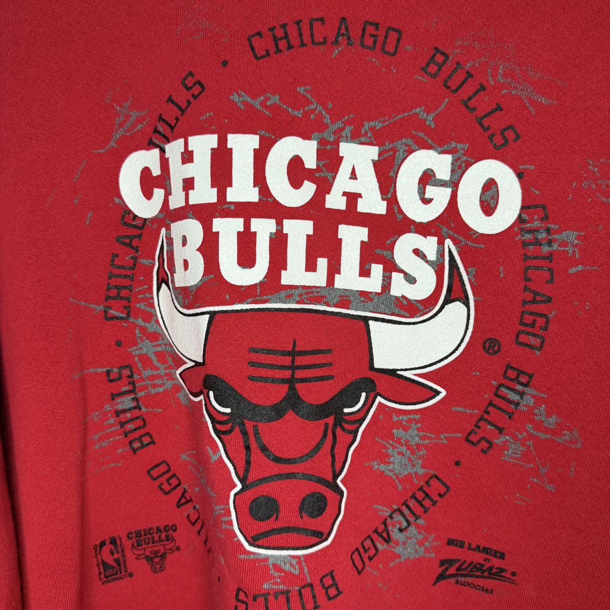 Zubaz Vintage Zubaz NBA Chicago Bulls graphic sweatshirt Crewneck Size US XL / EU 56 / 4 - 2 Thumbnail