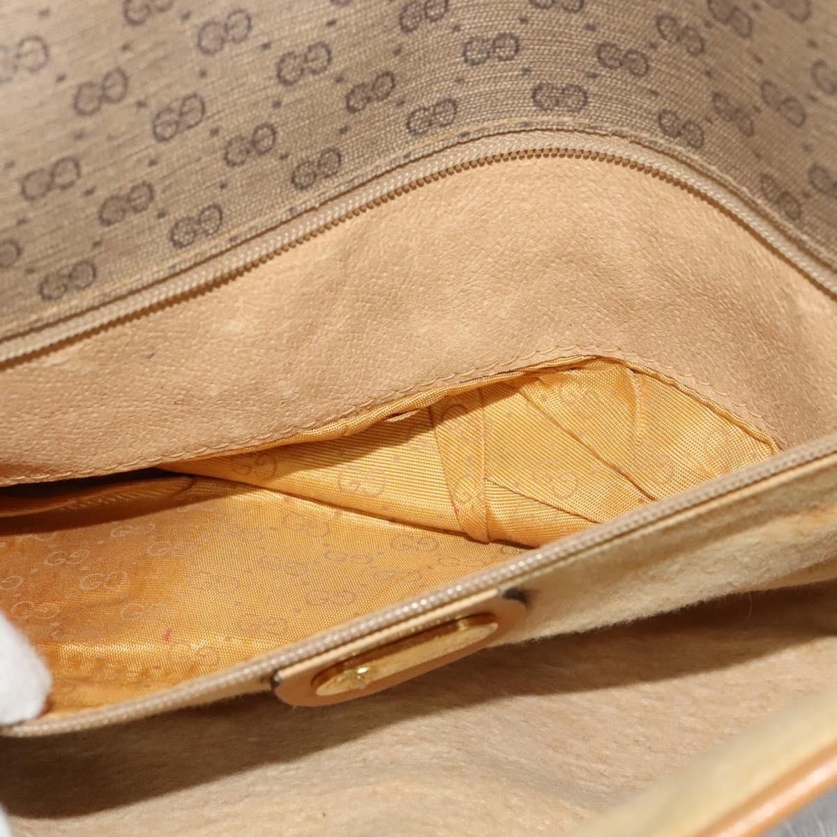 Gucci GUCCI Micro GG Supreme Shoulder Bag Pvc Beige Gold 001 115 Size ONE SIZE - 19 Thumbnail