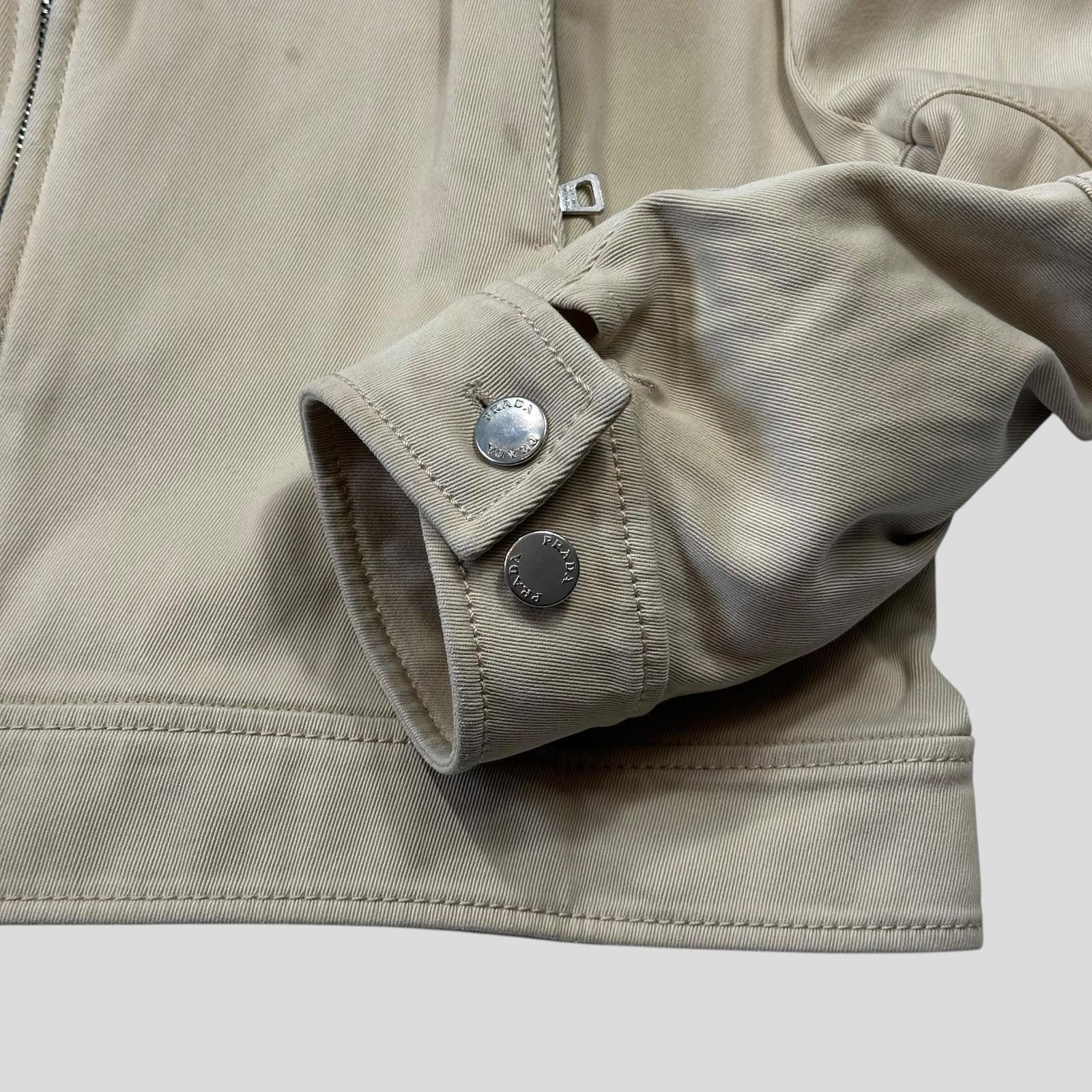Prada Prada Sport SS01 Articulated Cotton Reinforced Moto Jacket M Size US M / EU 48-50 / 2 - 4 Thumbnail
