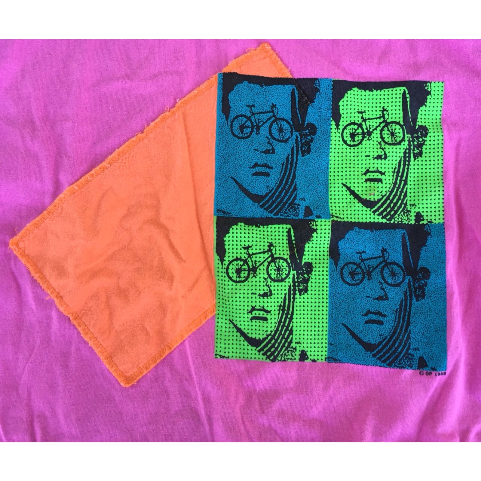 Ocean Pacific Vintage Ocean Pacific 80s Pink Neon Bicycle Face Graphic Crop T-Shirt M Womens Size M / US 6-8 / IT 42-44 - 3 Thumbnail