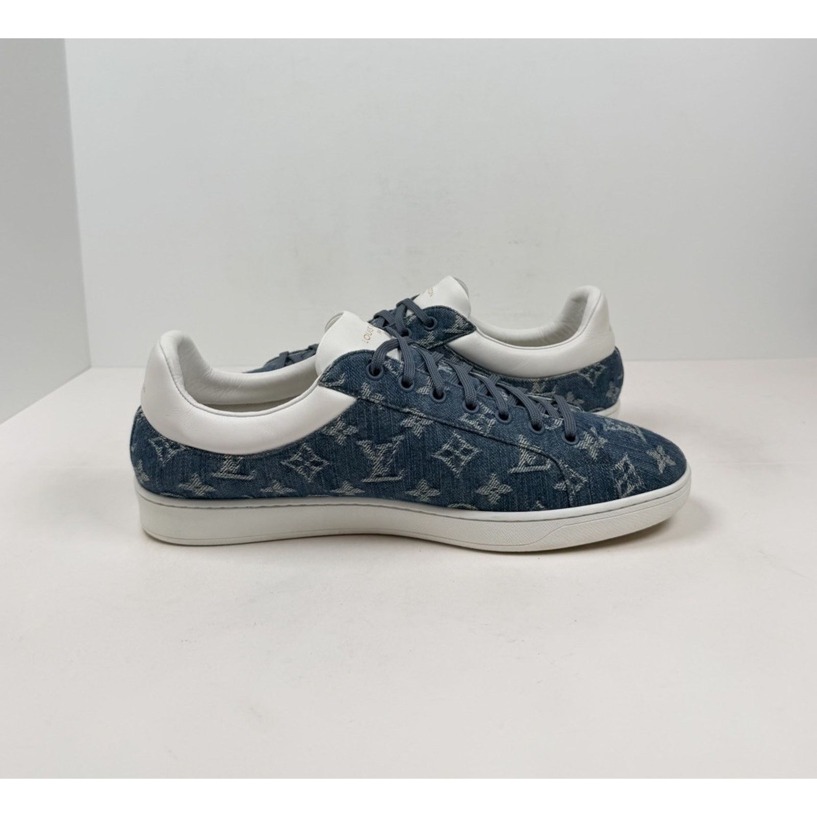 Louis Vuitton Size 9LV/10US - Louis Vuitton Luxembourg Monogram Trainers Size US 10 / EU 43 - 5 Thumbnail