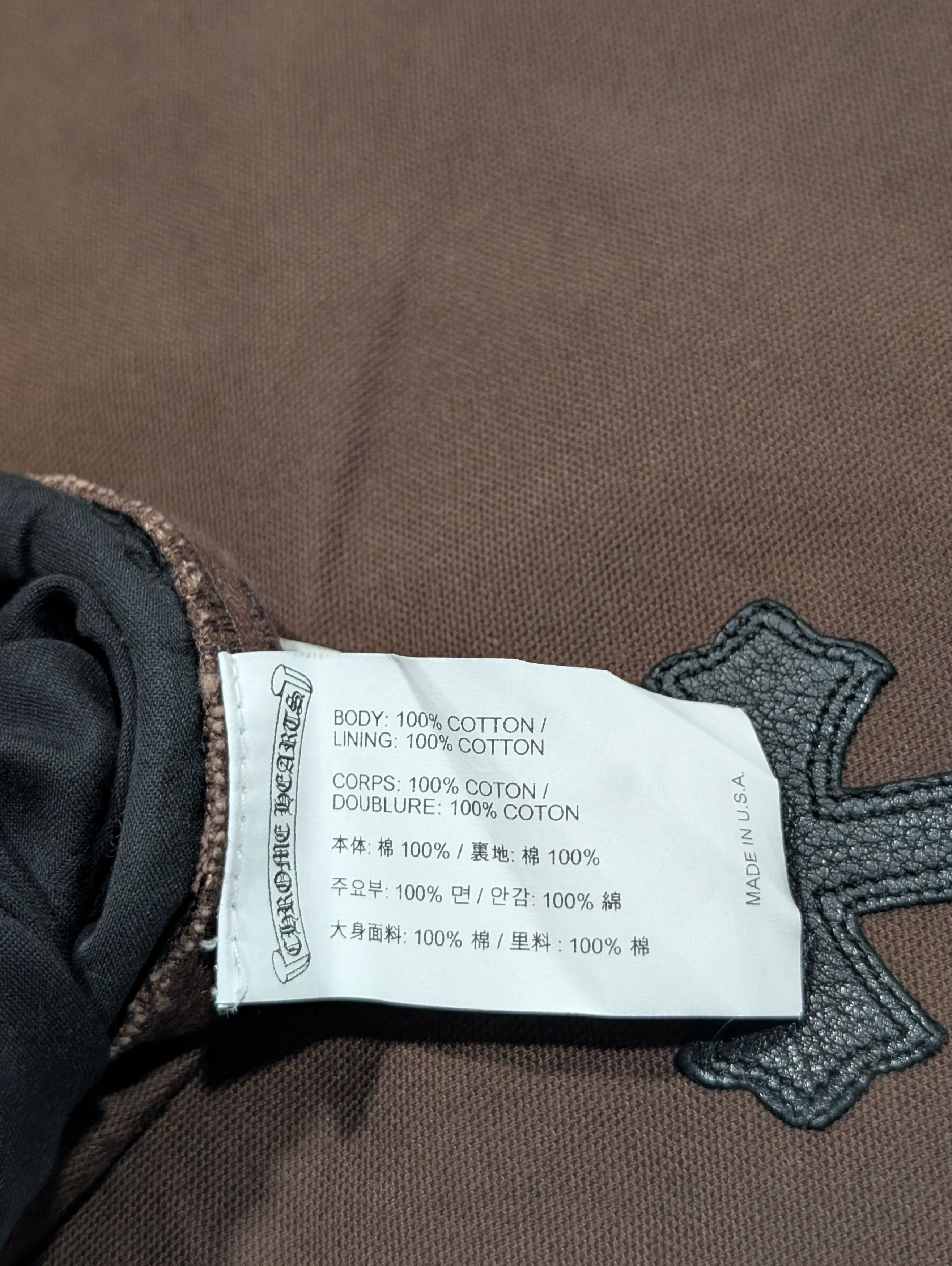 Chrome Hearts Brown Double Knee Cross Patch Carpenter Pants Size US 34 / EU 50 - 12 Thumbnail