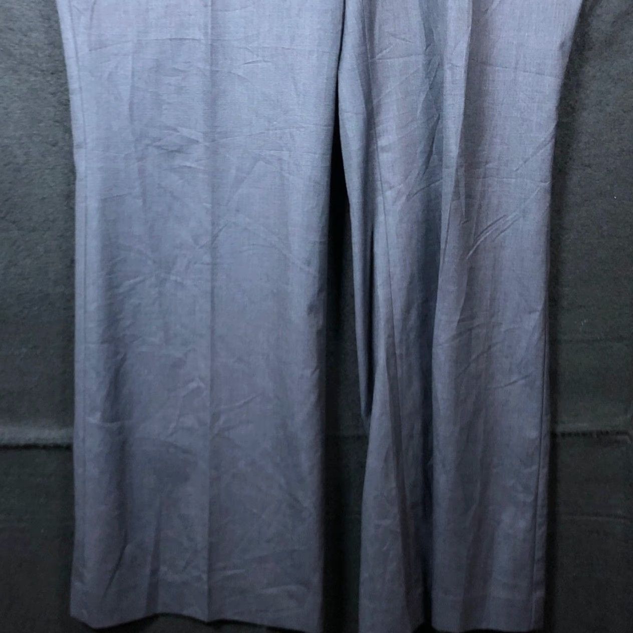 Express Express Pants Womens Dark Gray Mid Rise Straight Workwear Stretch 12 Regular Size 25" / US 0 / IT 36 - 3 Thumbnail