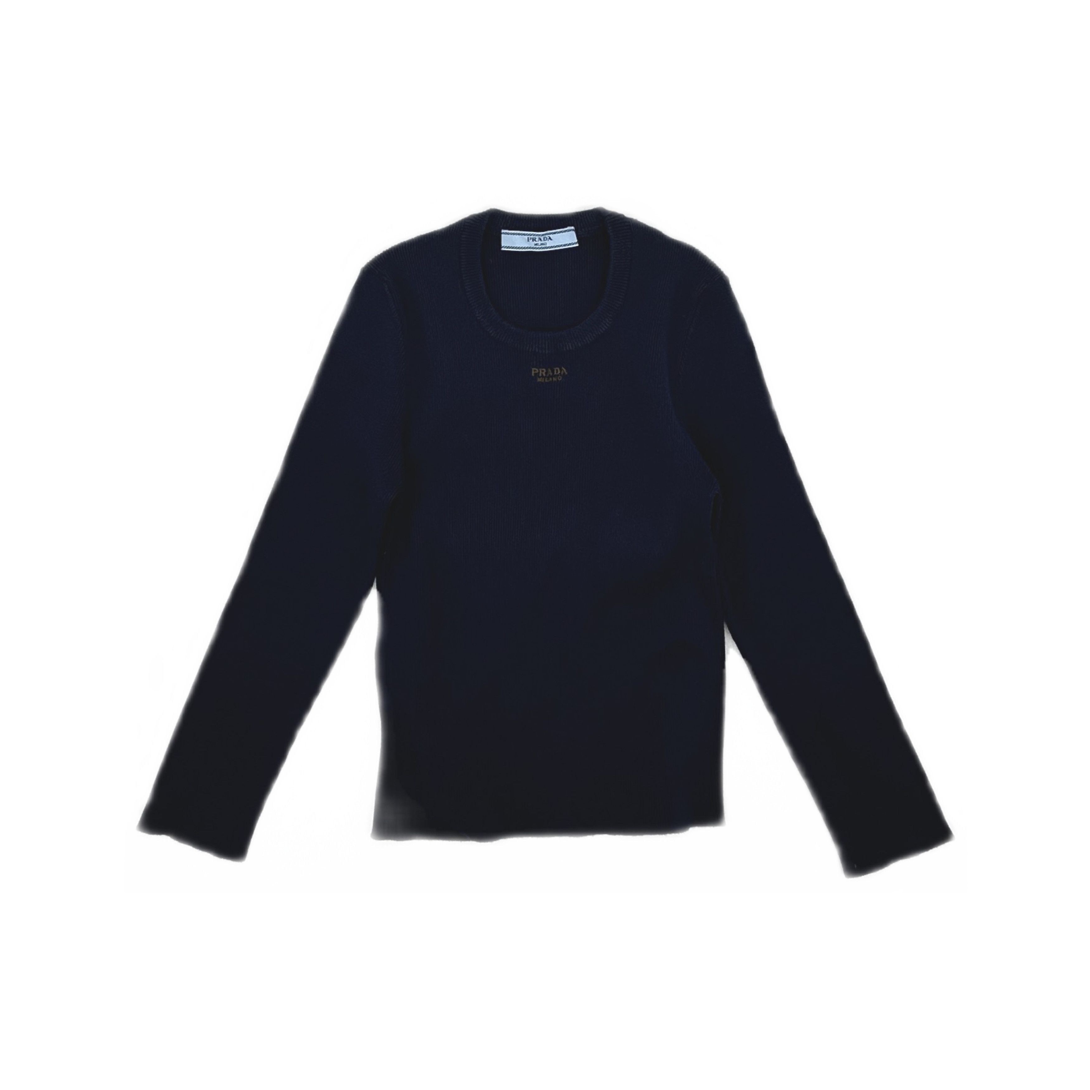 Prada Prada Embroidered Logo Sweater Size 36 Size XS / US 0-2 / IT 36-38 - 1 Thumbnail