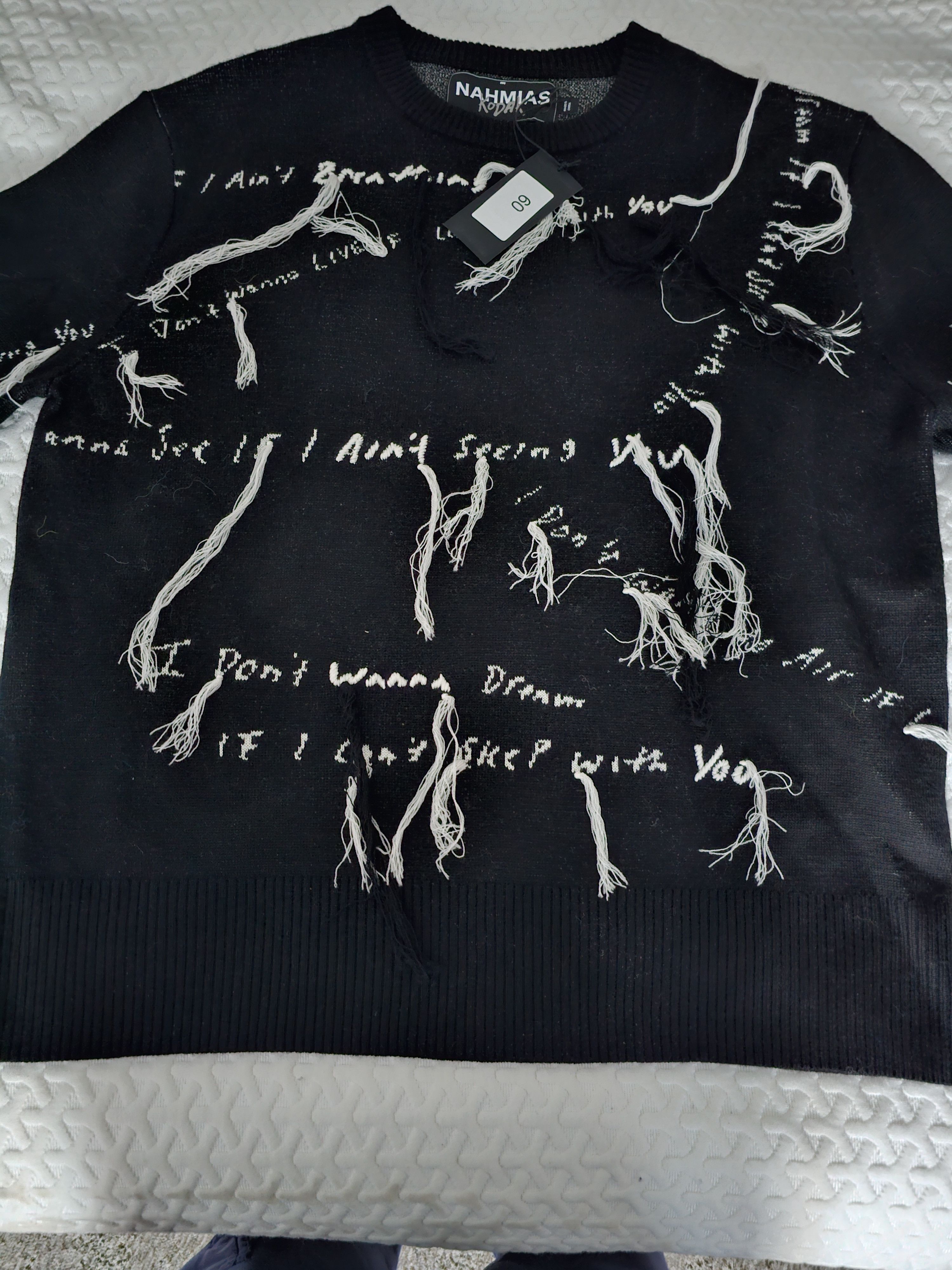 Nahmias Nahmias X Kodak Black Mens Crewneck Sweater Size US XL / EU 56 / 4 - 1 Thumbnail