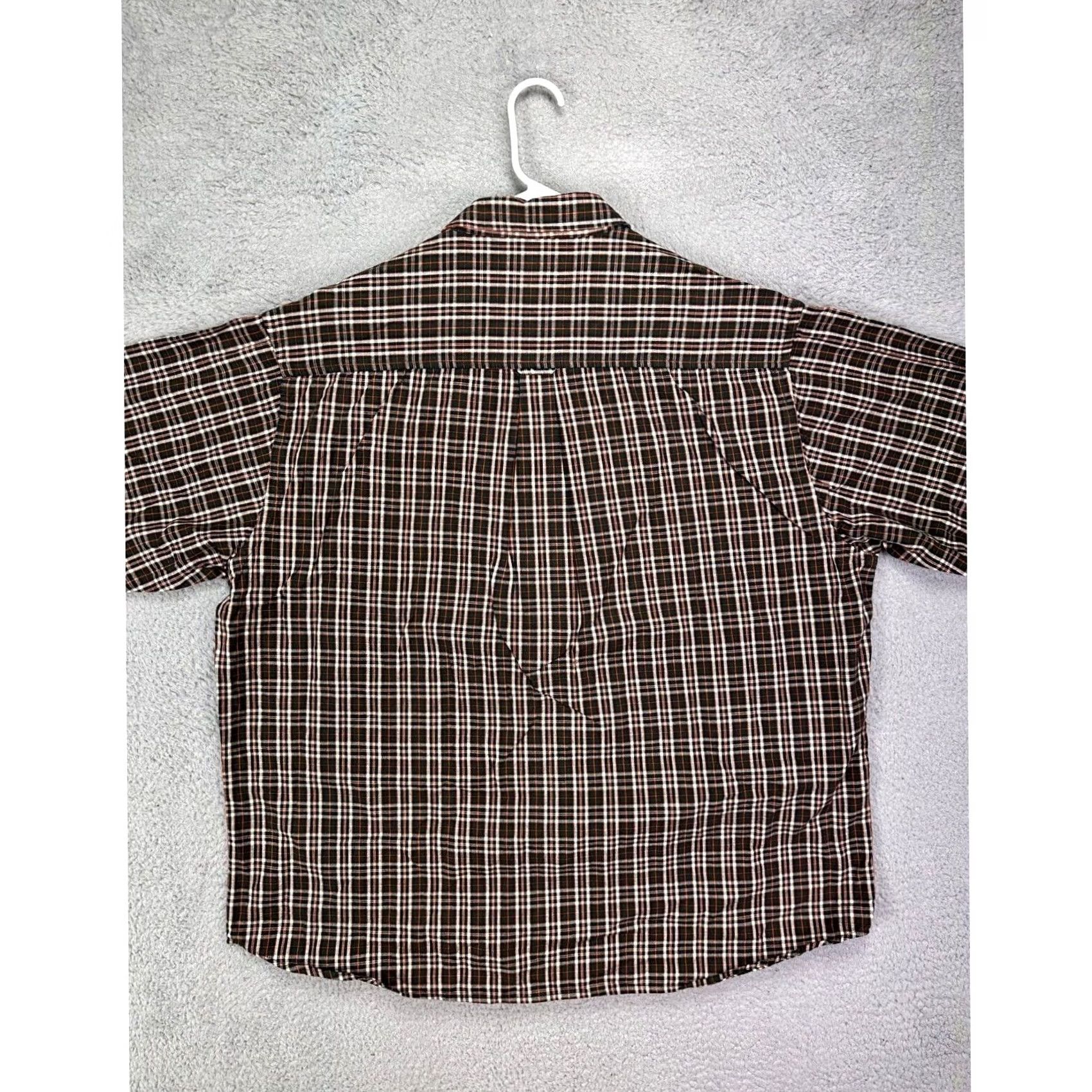 Club Room Club Room Shirt Adult 2XL Charter Club Green Orange Plaid Button Down Mens NEW Size US XXL / EU 58 / 5 - 2 Thumbnail