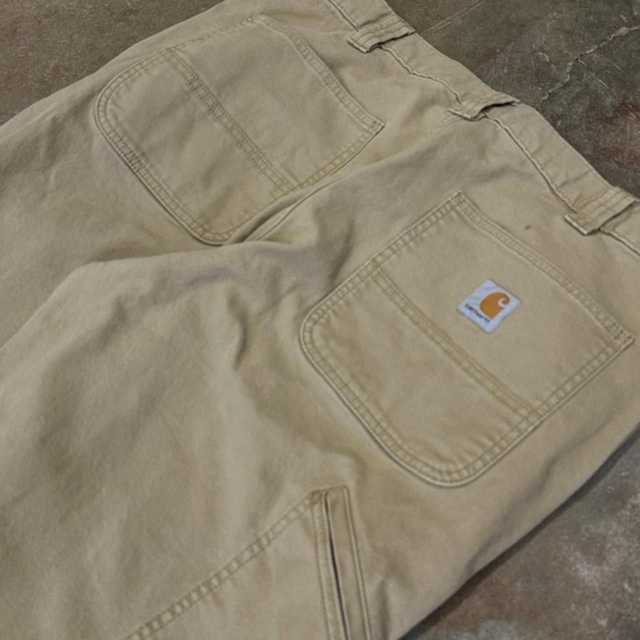 Carhartt Vintage Carhartt Relaxed Fit Carpenter Pants 36 x 32 Tan Size US 36 / EU 52 - 3 Thumbnail