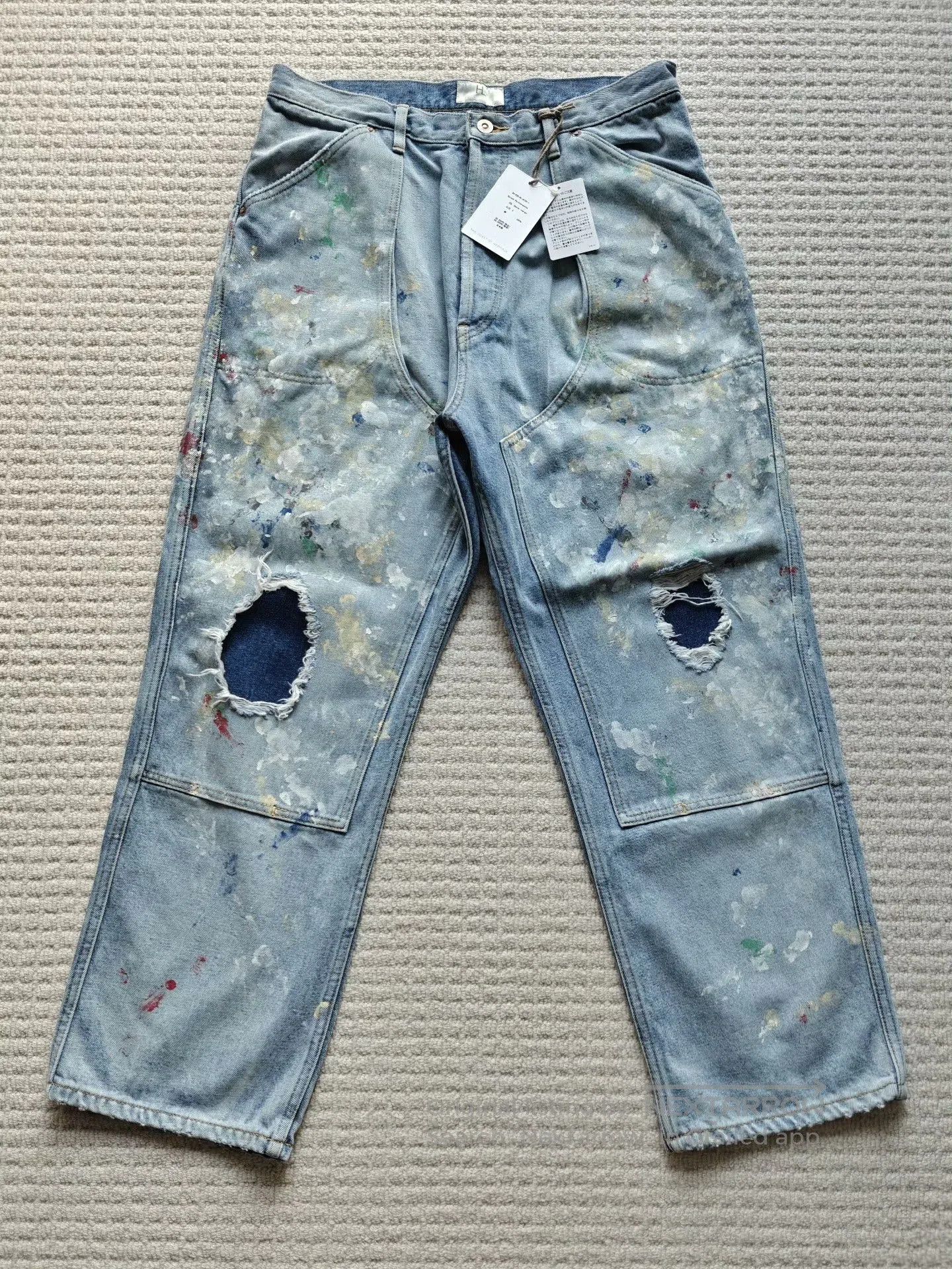 Visvim HERILL Light Blue Denim Painter Pant. Size US 26 / EU 42 - 1 Thumbnail