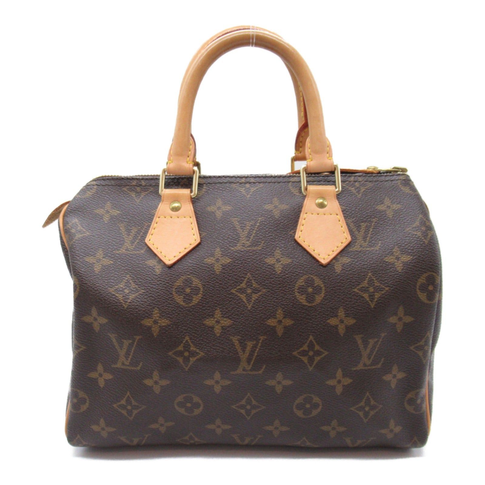 Louis Vuitton Louis Vuitton Speedy 25 Handbag Coated Canvas Monogram Brown Size ONE SIZE - 1 Thumbnail