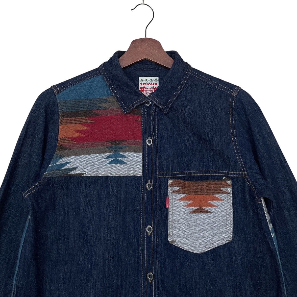 Japanese Brand × Vintage Vintage Japanese Brand Titicaca Navajo Jacket 1990s Size US M / EU 48-50 / 2 - 7 Thumbnail
