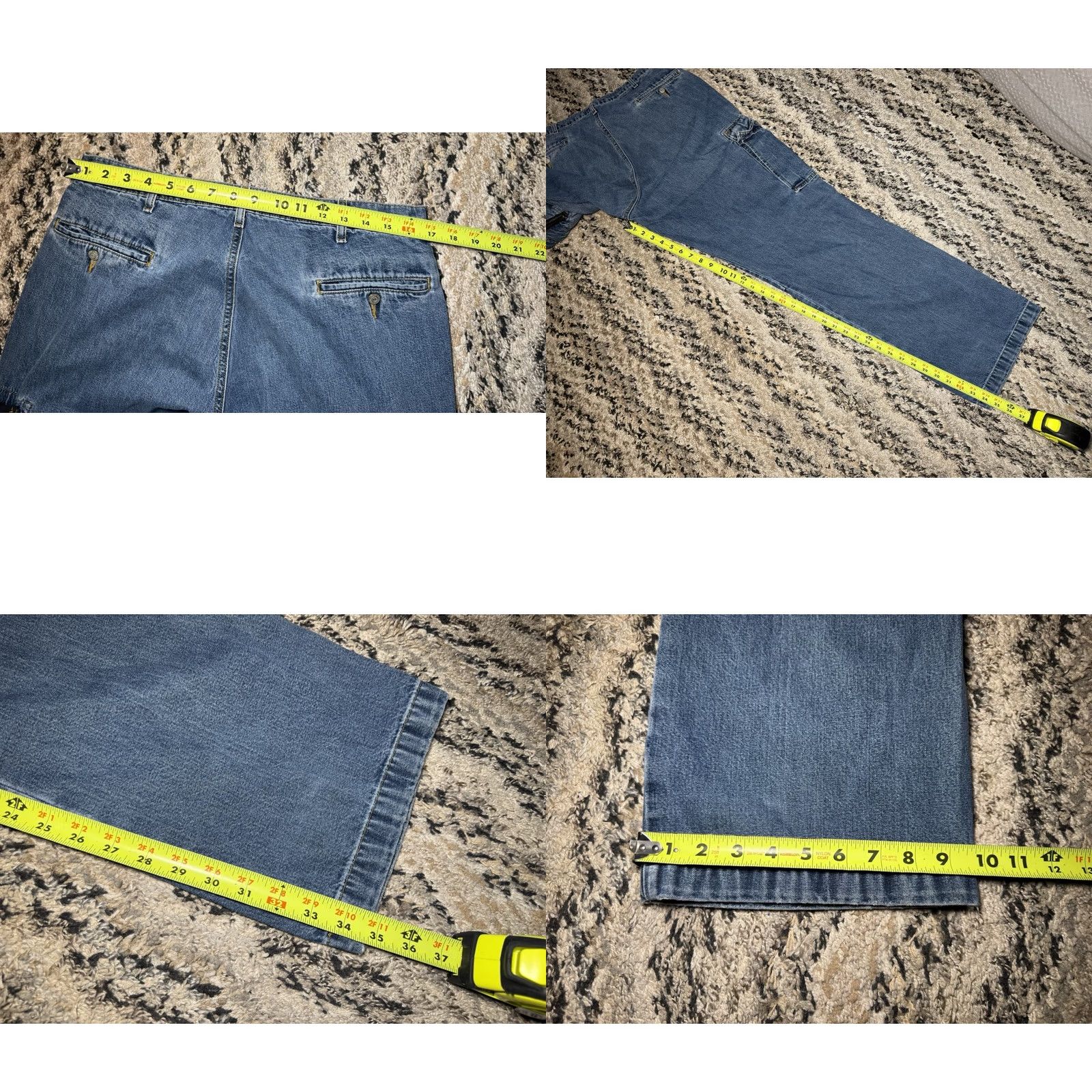 Polo Ralph Lauren VINTAGE Polo Jeans Co Ralph Lauren Mens 32x34 Cargo Bungee Military Y2K Baggy Wide Jeans Size US XS / EU 42 / 0 - 9 Thumbnail