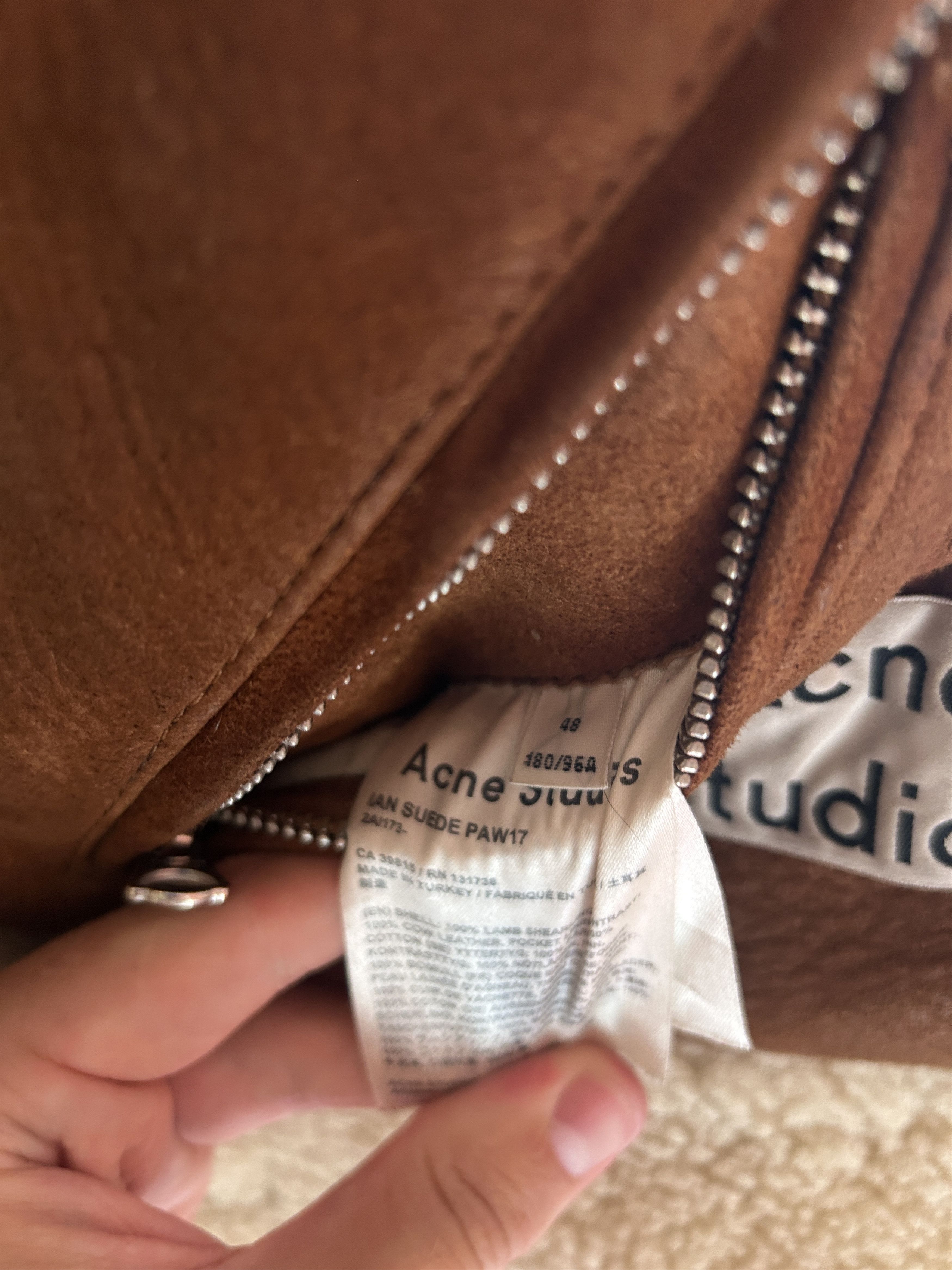 Acne Studios Acne Studios - Ian Shearling - Tan / Brown - 48 Size US M / EU 48-50 / 2 - 3 Thumbnail
