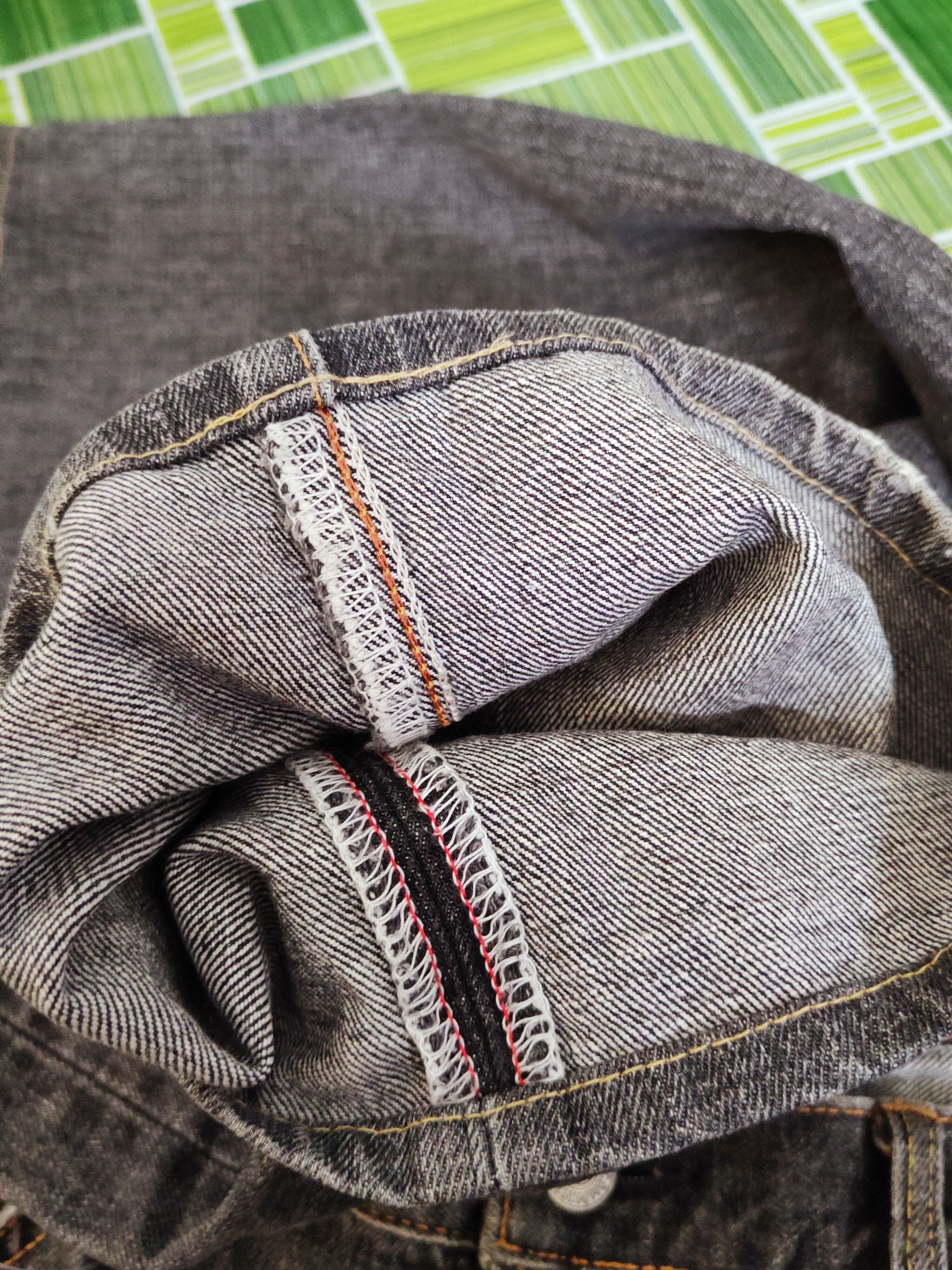 Edwin Edwin Black Distressed Ripped Jeans #S2682 Size US 34 / EU 50 - 14 Thumbnail