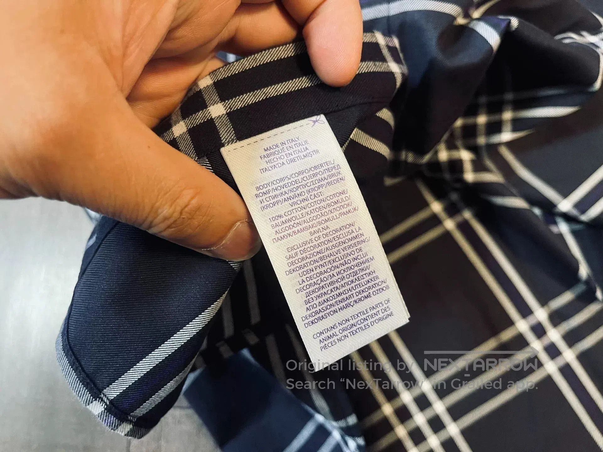 Ralph Lauren Purple Label Ralph Lauren Purple Label Check French Collar Shirt. Size US XL / EU 56 / 4 - 4 Thumbnail