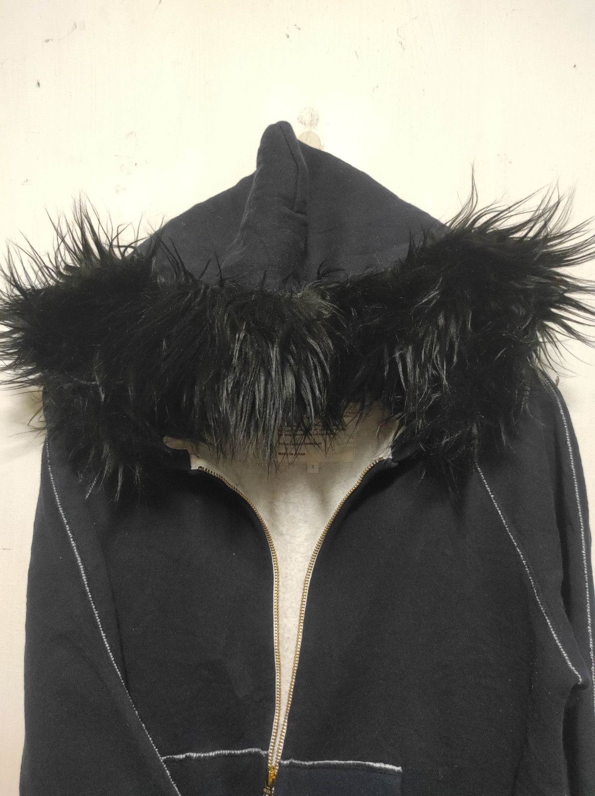 Japanese Brand Dessin Japan double Zip fur hoodie LGB style Size US M / EU 48-50 / 2 - 3 Thumbnail