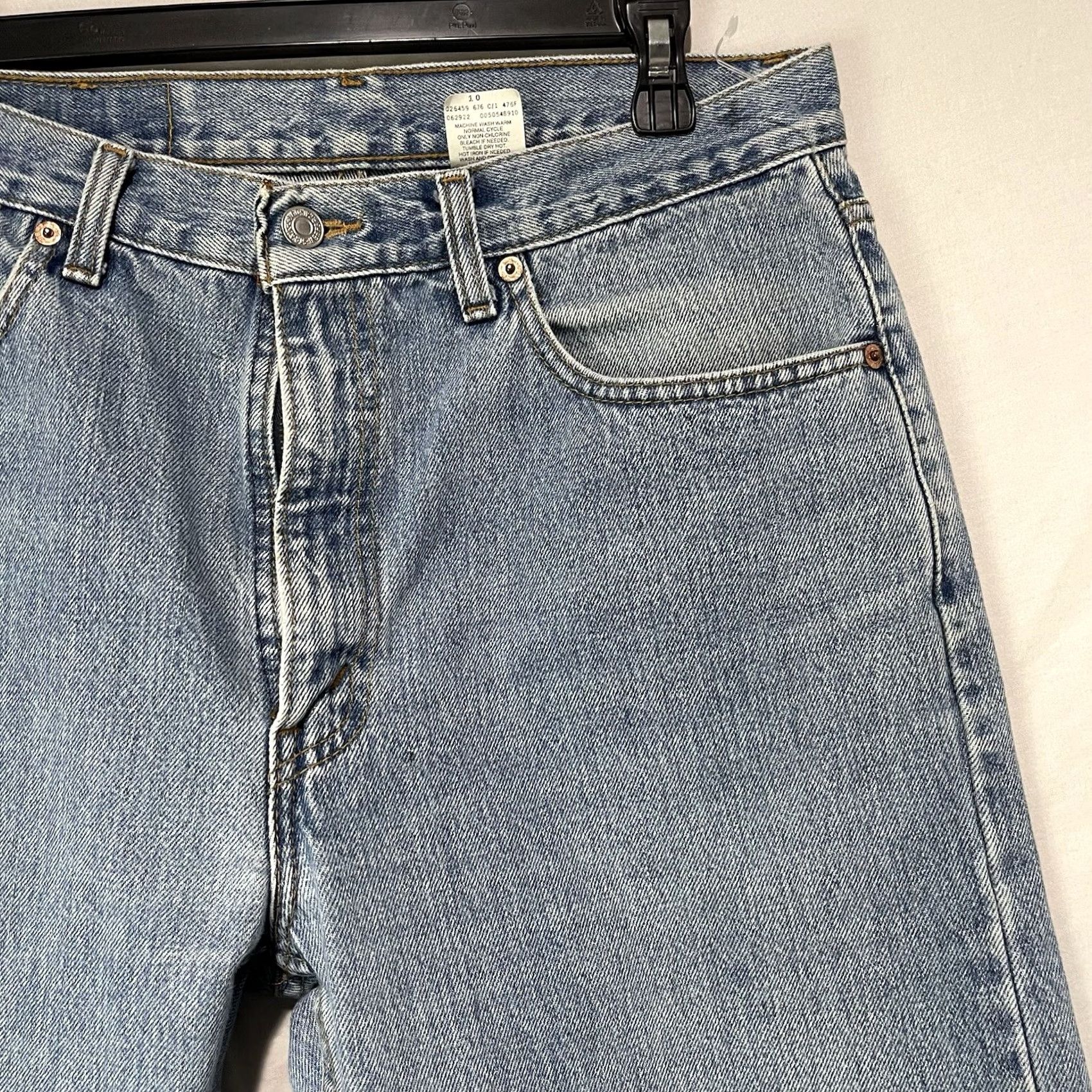 Levi's VINTAGE Levi's 505 Jeans Mens 34x34 Denim Pants Canada Blue 5-Pocket Regular Fit Adult Regular Size XS? Size US 34 / EU 50 - 4 Thumbnail
