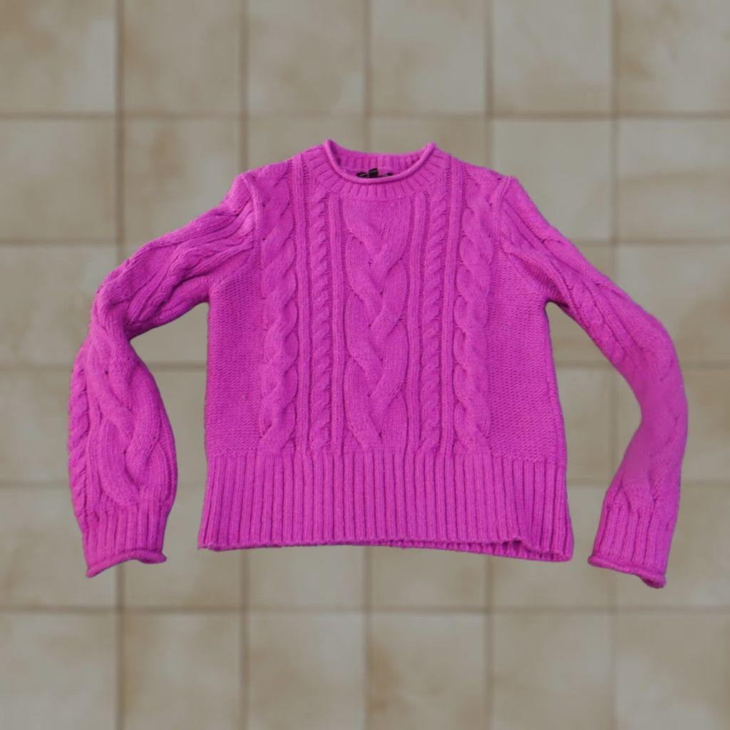 Banana Republic Banana Republic Sweater Womens M Purple Pullover Knit Crewneck Raglan Long Sleeve Size M / US 6-8 / IT 42-44 - 1 Thumbnail
