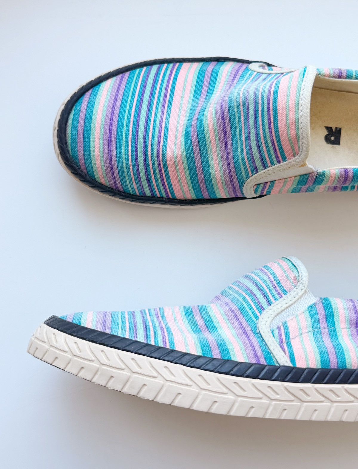 Marni MARNI Multicolored Striped Men Slip On Size 43 Comfort Shoes Size US 10 / EU 43 - 4 Thumbnail