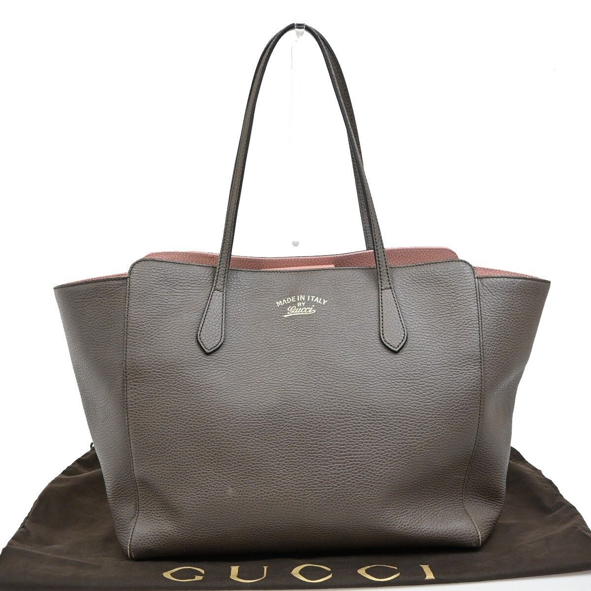 Gucci Gucci Swing Tote Leather Size ONE SIZE - 1 Thumbnail