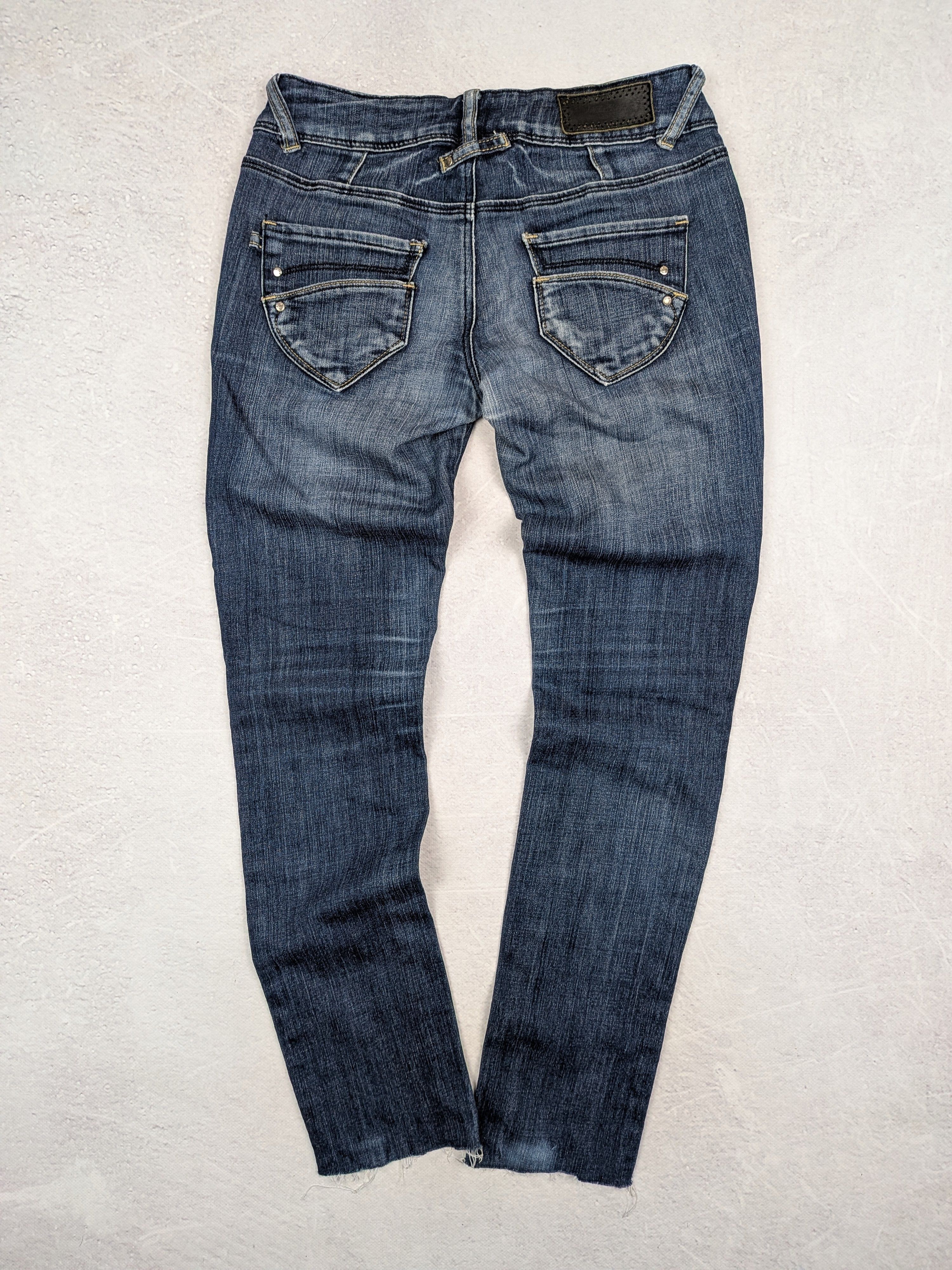 Other Blue Rags Low Rise Flared Jeans Y2K Vintage Denim Size 36 Size 26" / US 2 / IT 38 - 4 Thumbnail