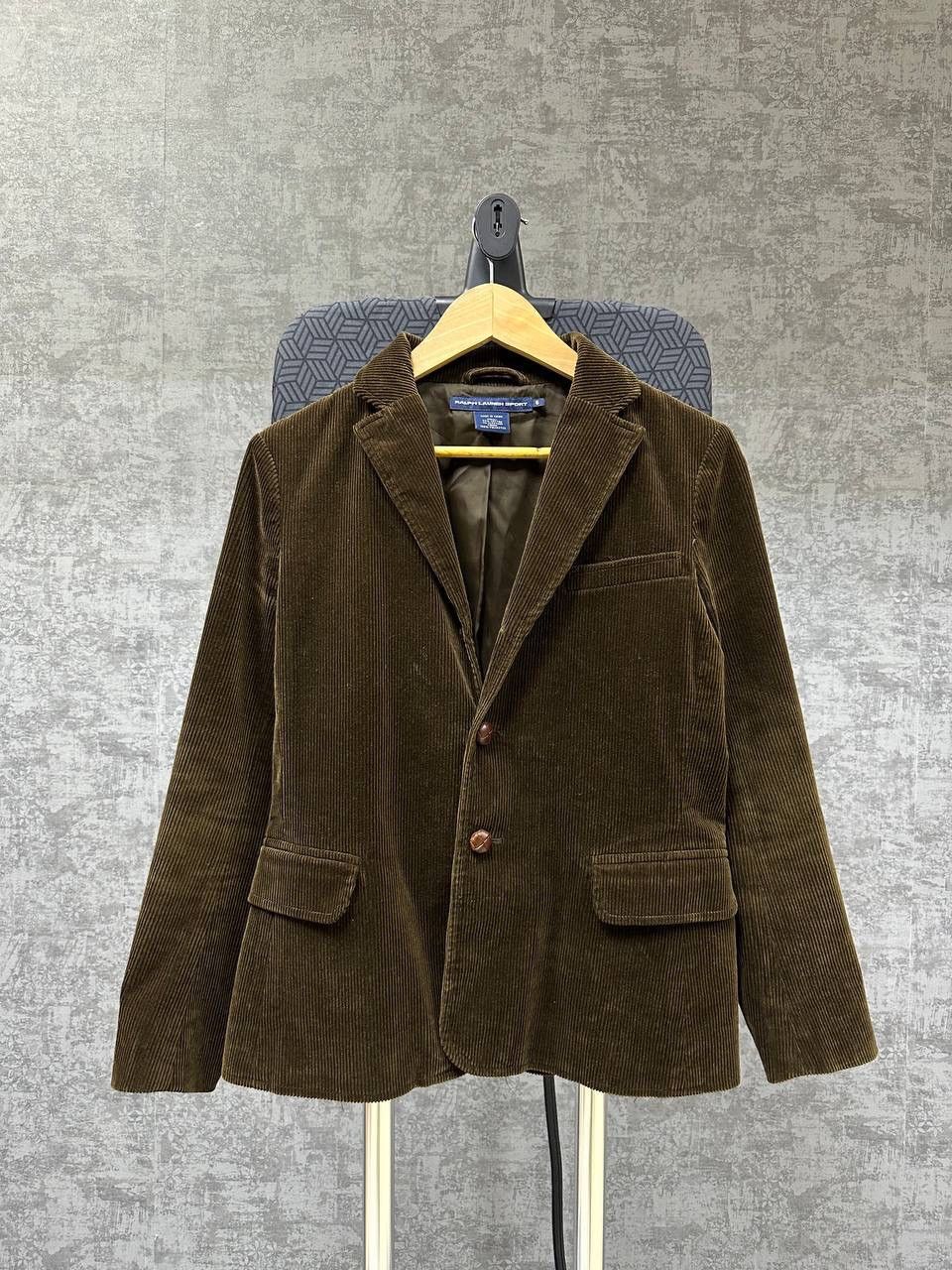 Polo Ralph Lauren × Vintage Vintage Polo Ralph Lauren Velvet Brown Blazer Size 38R - 2 Thumbnail