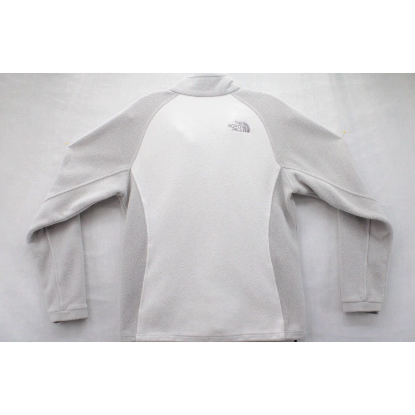 The North Face The North Face Denali Jacket Women's Small White Fleece Polartec Full Zip Mock Size S / US 4 / IT 40 - 3 Thumbnail