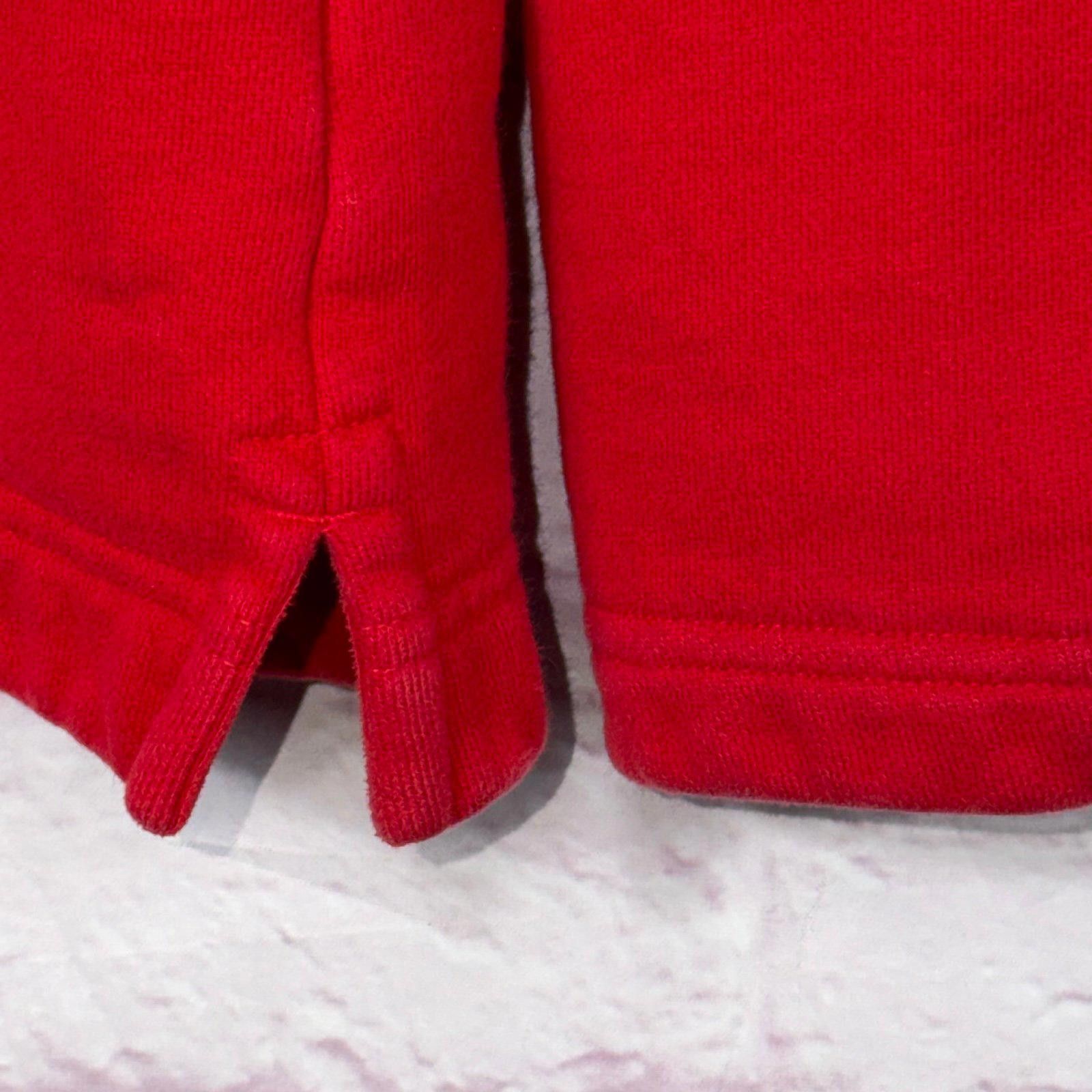 Cutter & Buck Cutter & Buck Medium Red Quarter-Zip Pullover Size ONE SIZE - 4 Thumbnail