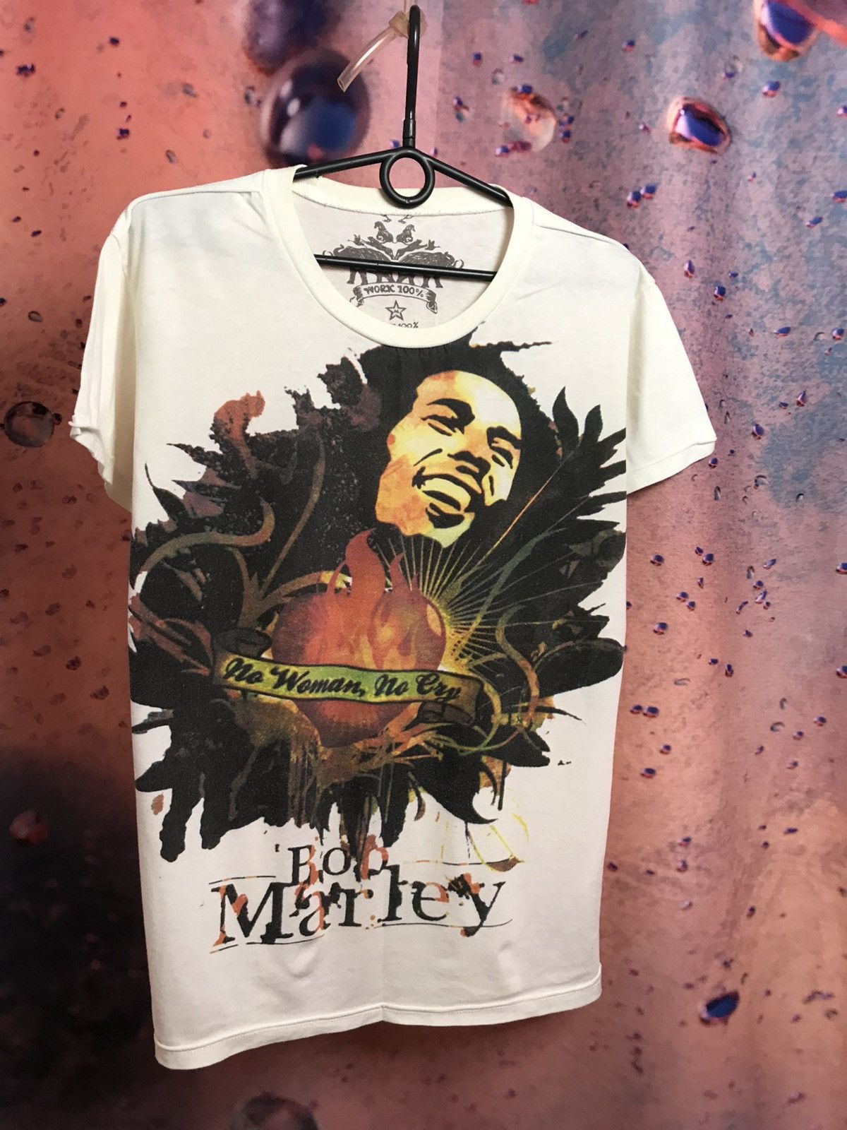 Bob Marley Vintage Bob Marley no woman no cry streetwear tee Size US M / EU 48-50 / 2 - 2 Thumbnail